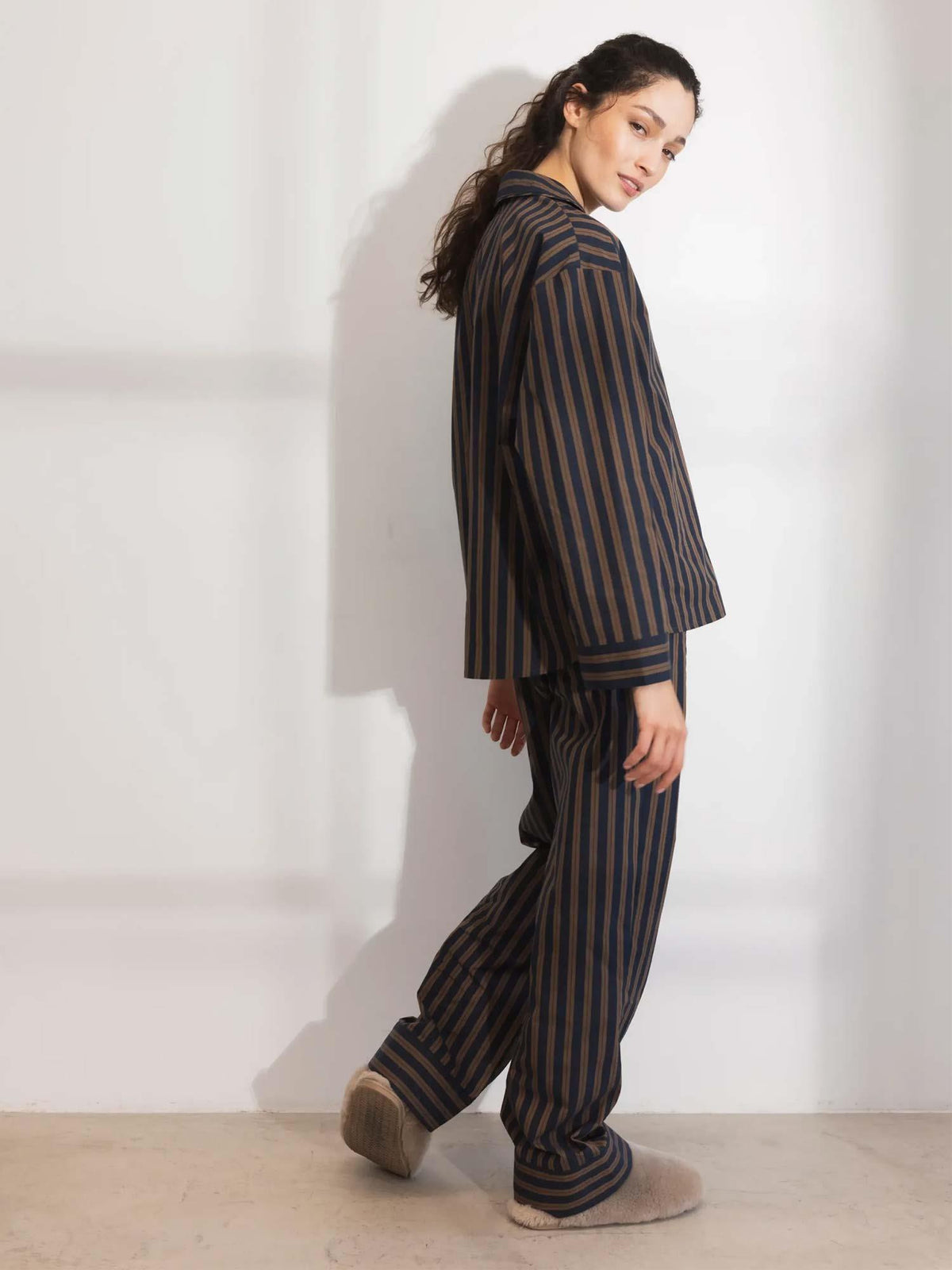 Soire Pyjamas Set - Navy Stripe