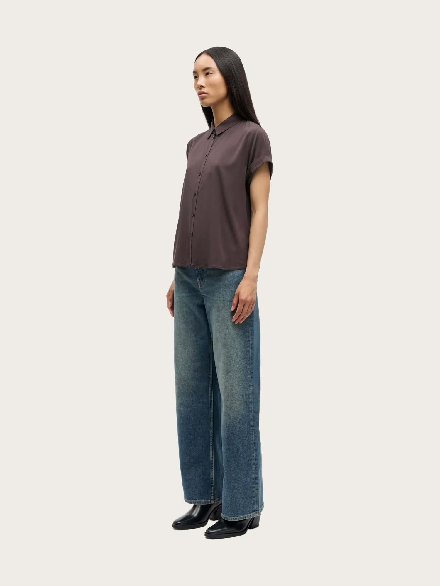 Majan ss Shirt - Black Coffee