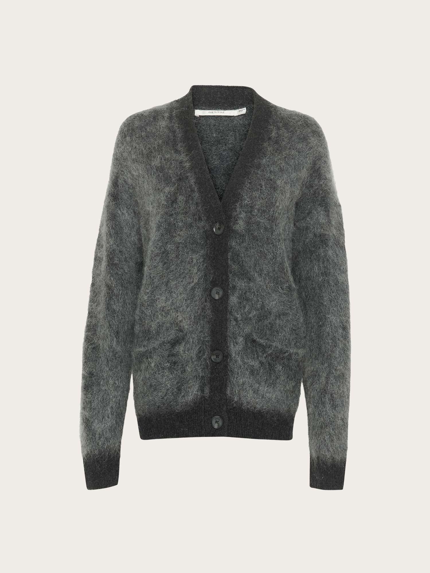 Maica Cardigan - Charcoal Melange