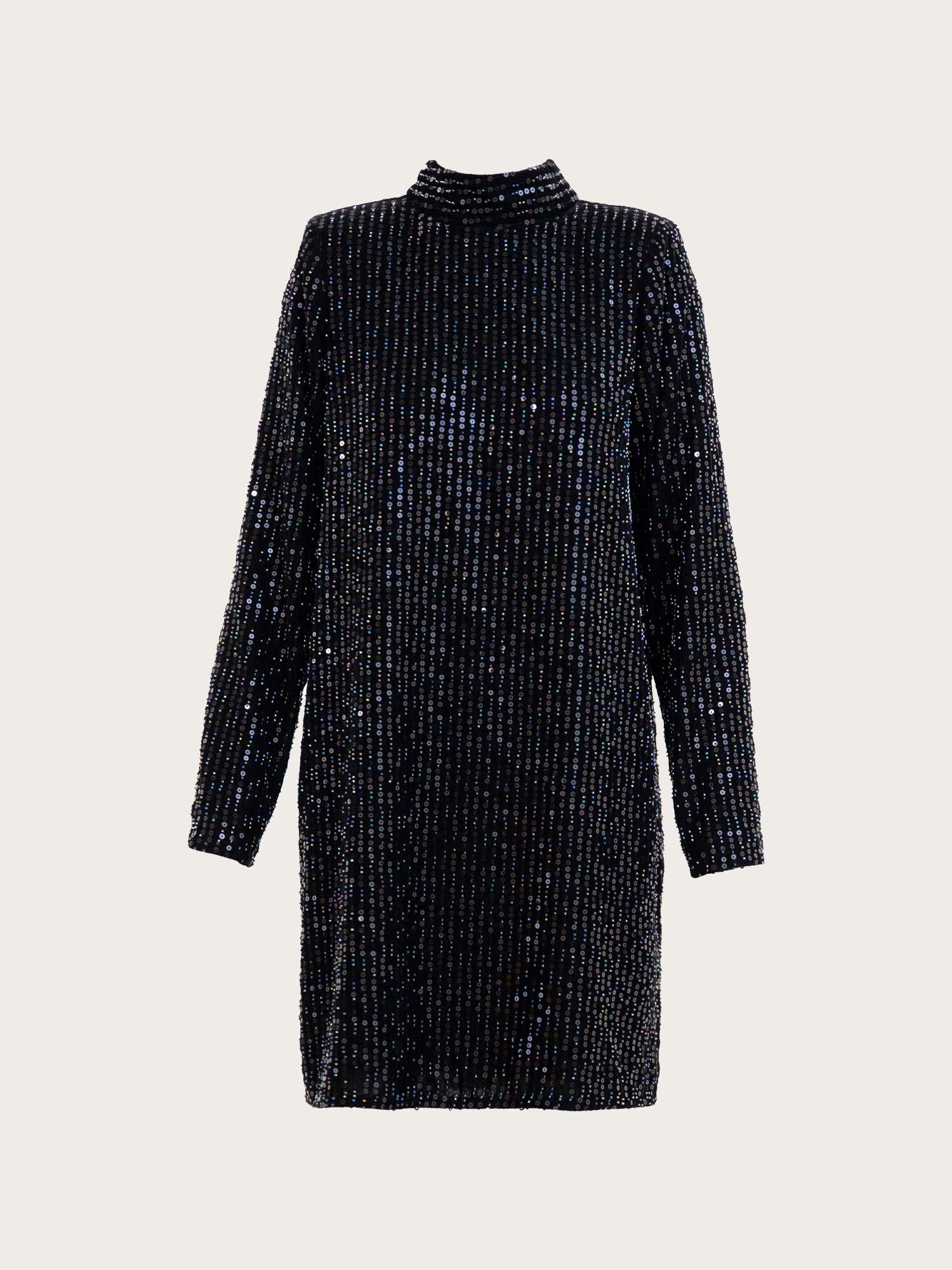 Club Sequin Dress - Black