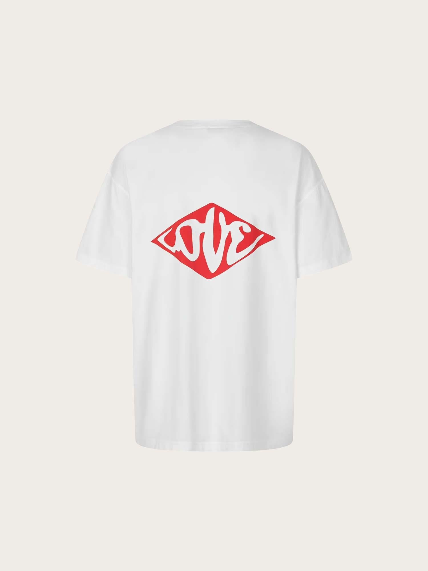 Enkulla ss Tee - White One Love