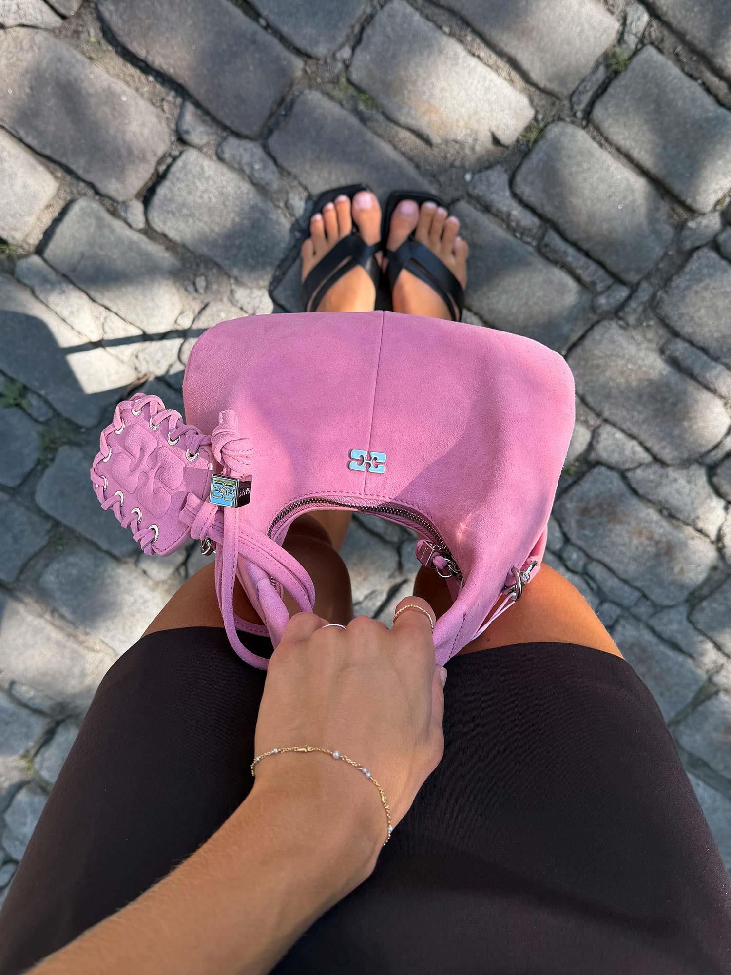 Hobo Mini Suede - Pink Nectar