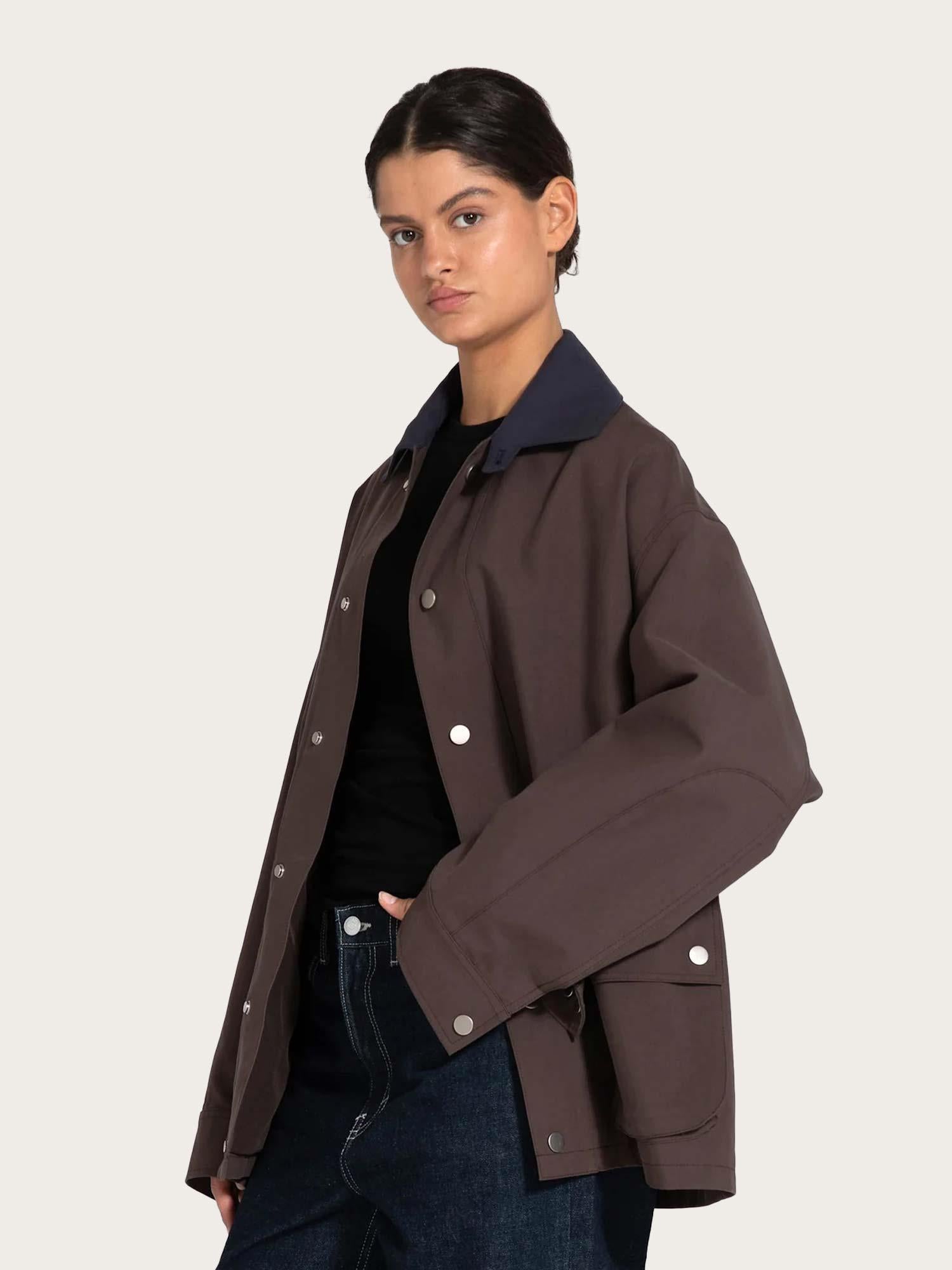 Brooklyn Jacket - Brown/Navy