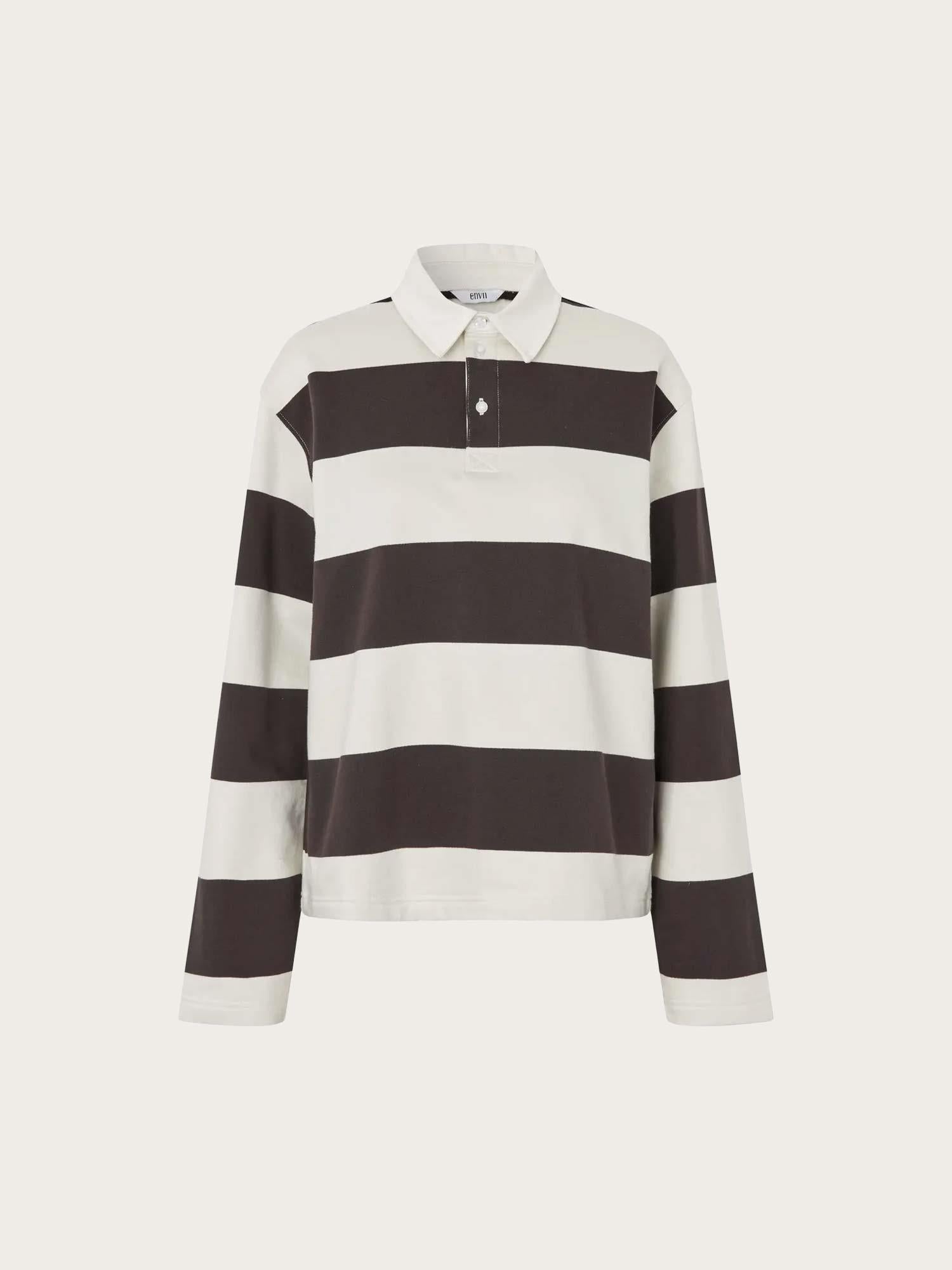 Entour ls Polo st - Silver Torte Stripe