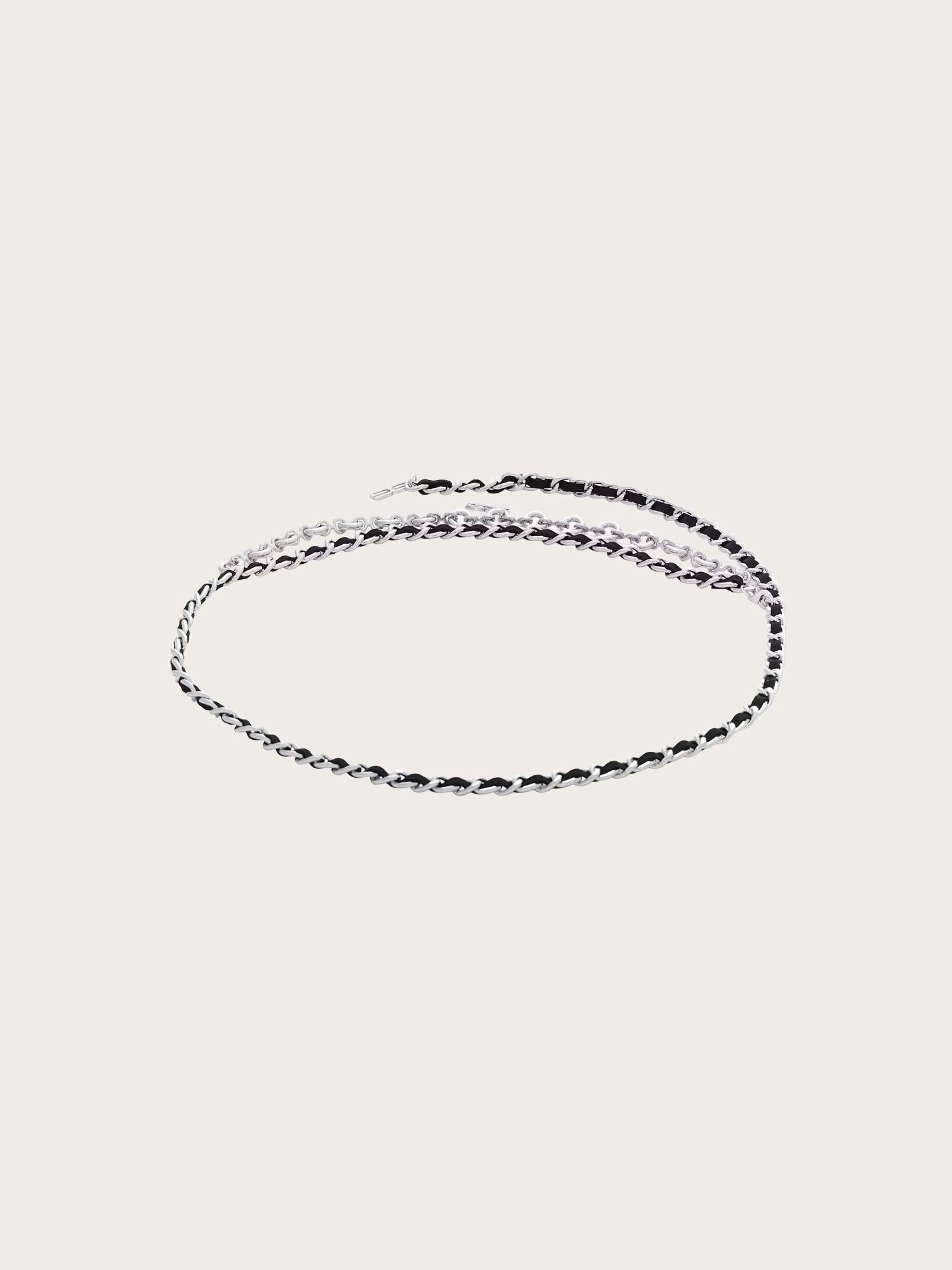 Zinnia Chain Belt - Silver