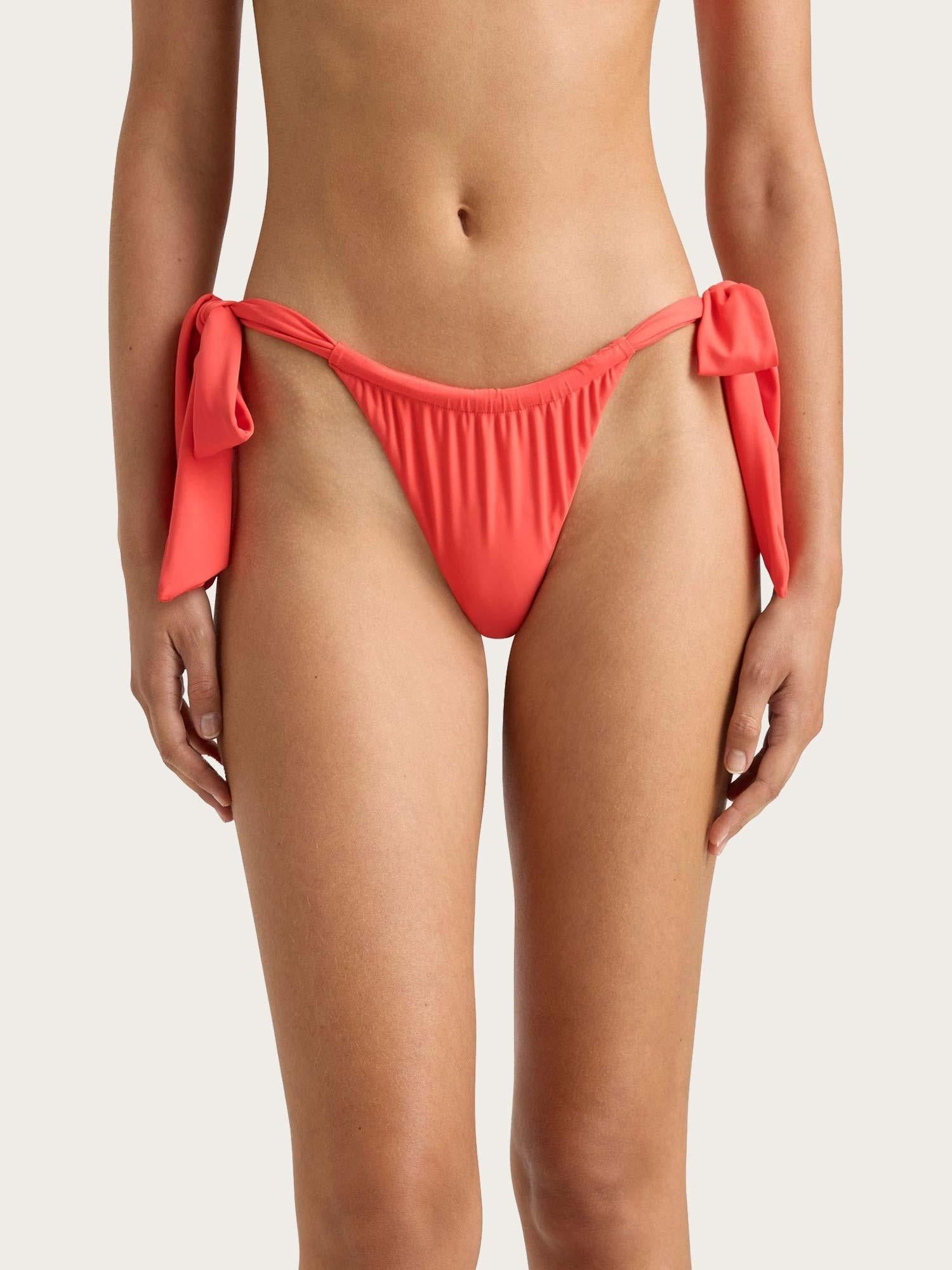 Costa Bikini Bottoms - Vermillon