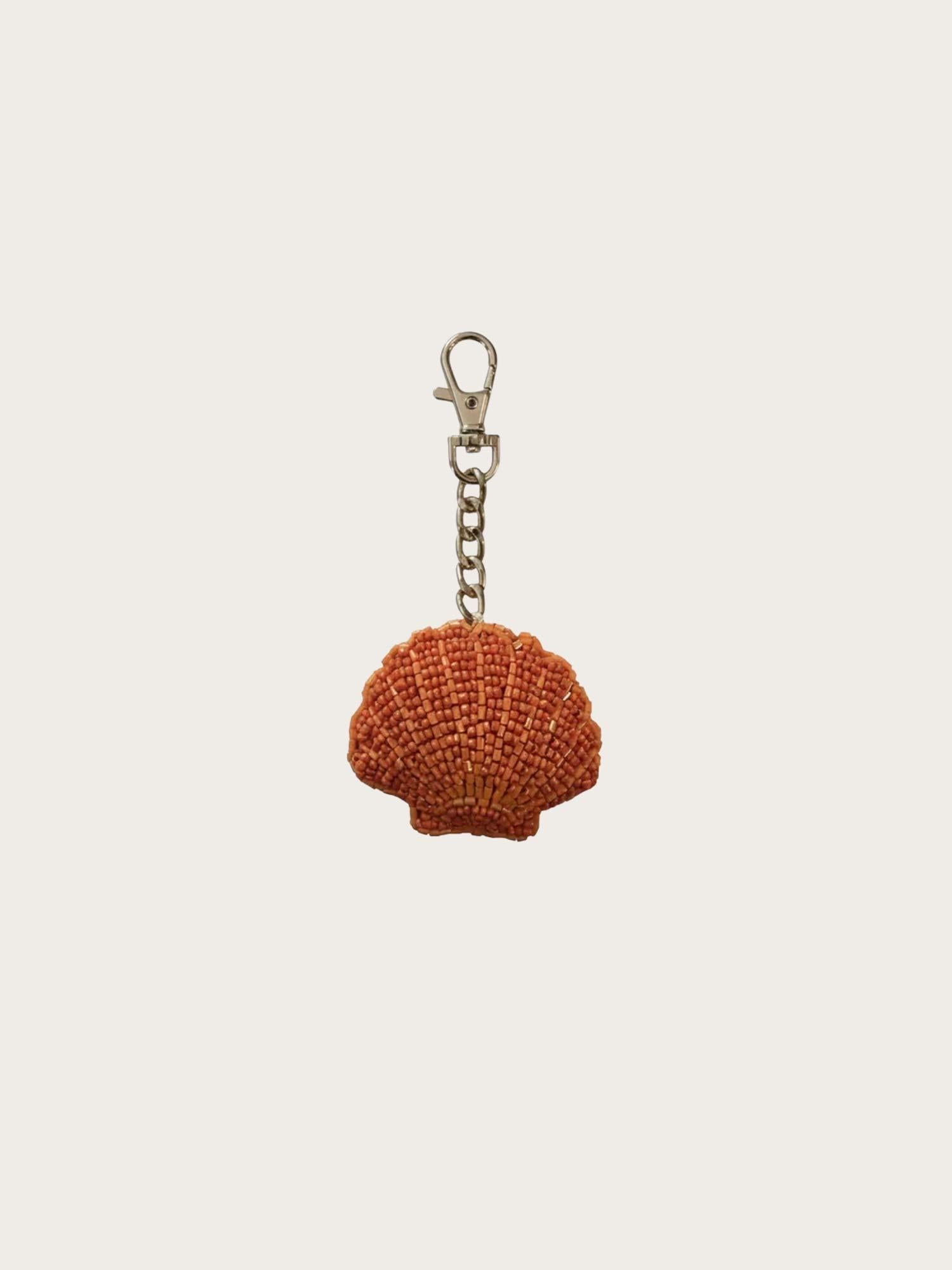 Shell Charm Beaded - Clementine