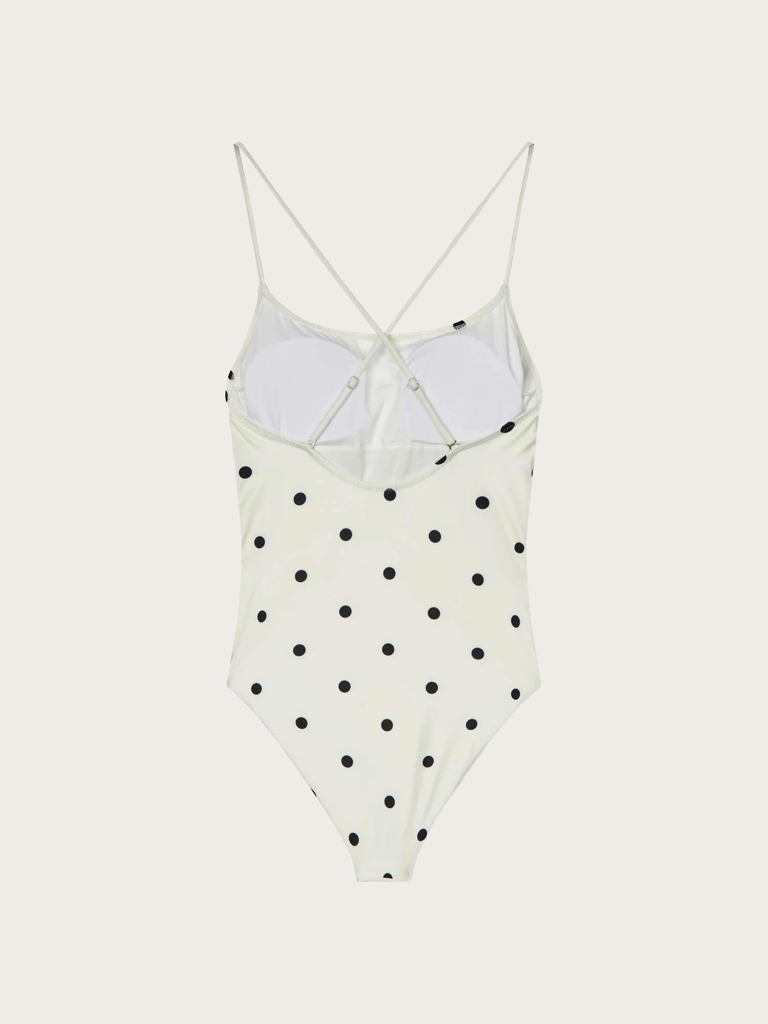Splash Salena Swimsuit - Dot AOP/Black