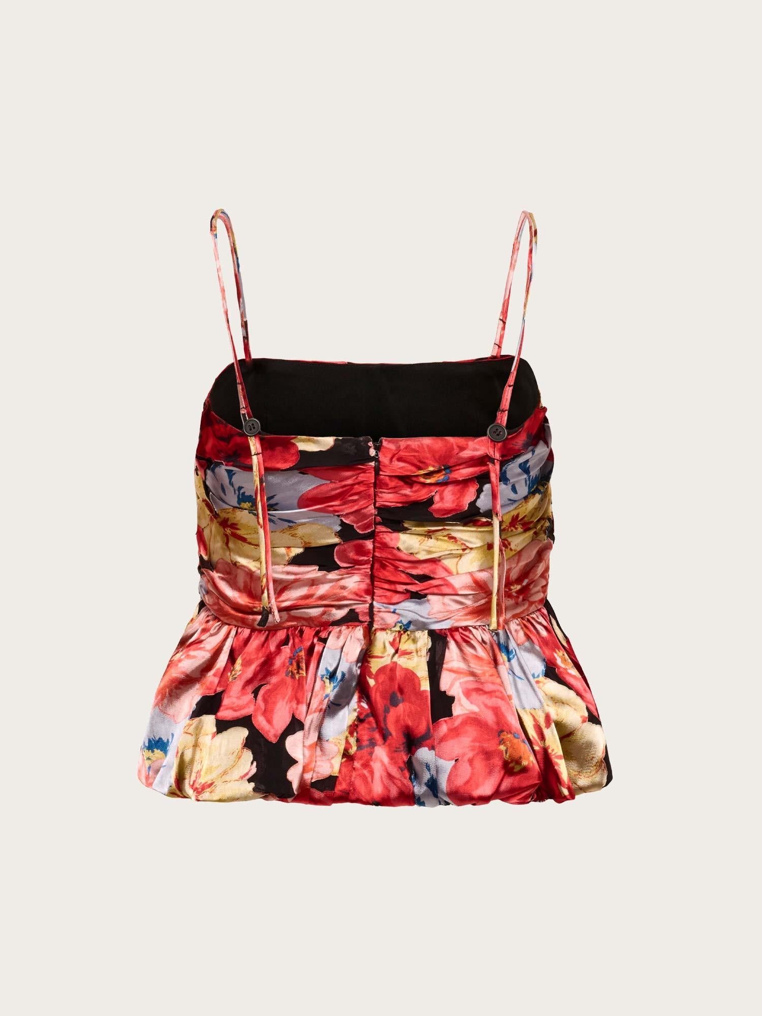 Sigrida P Silk Top - Desert Flower Multi