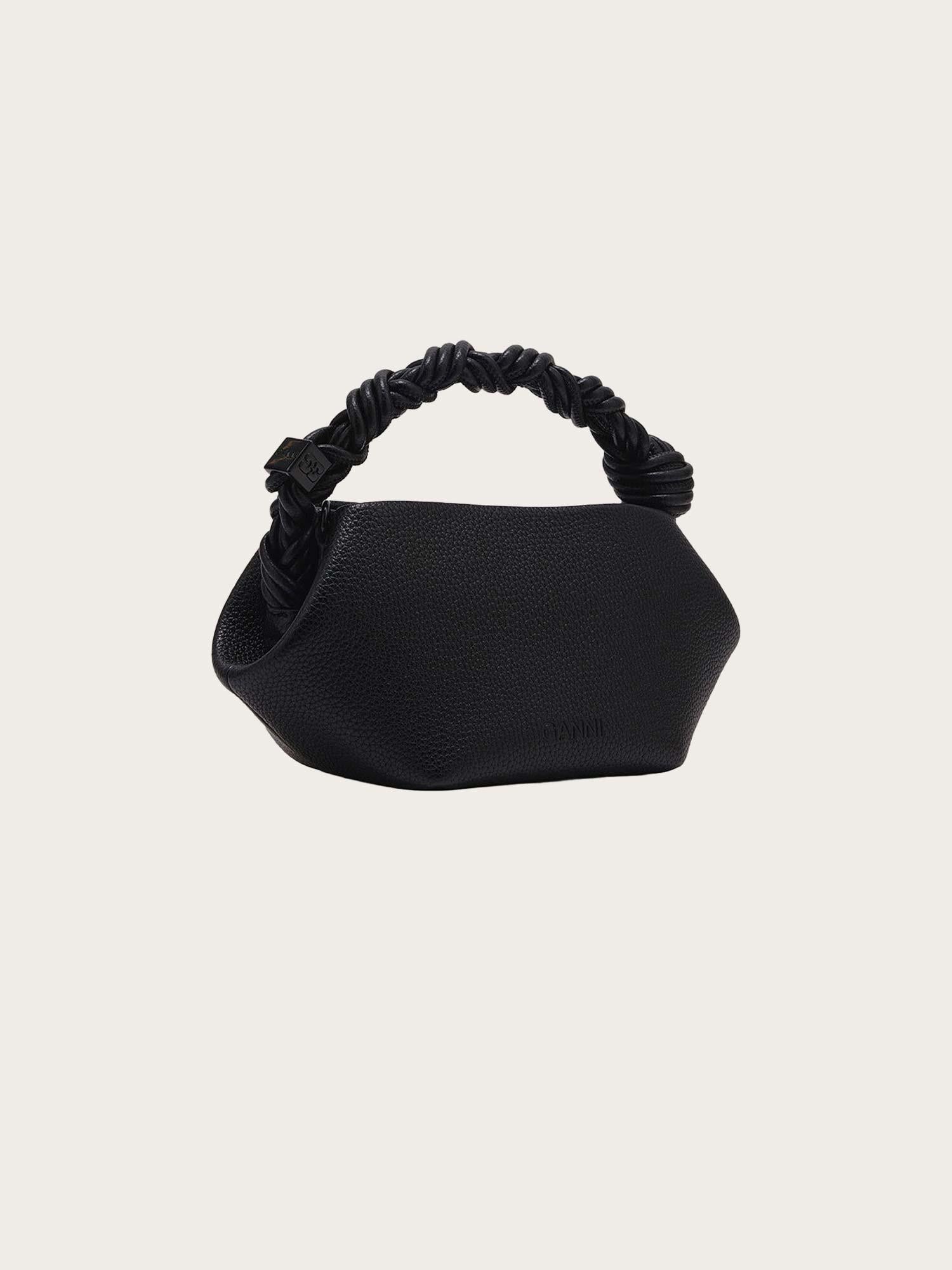 Ganni Bou Bag Mini Grained - Black