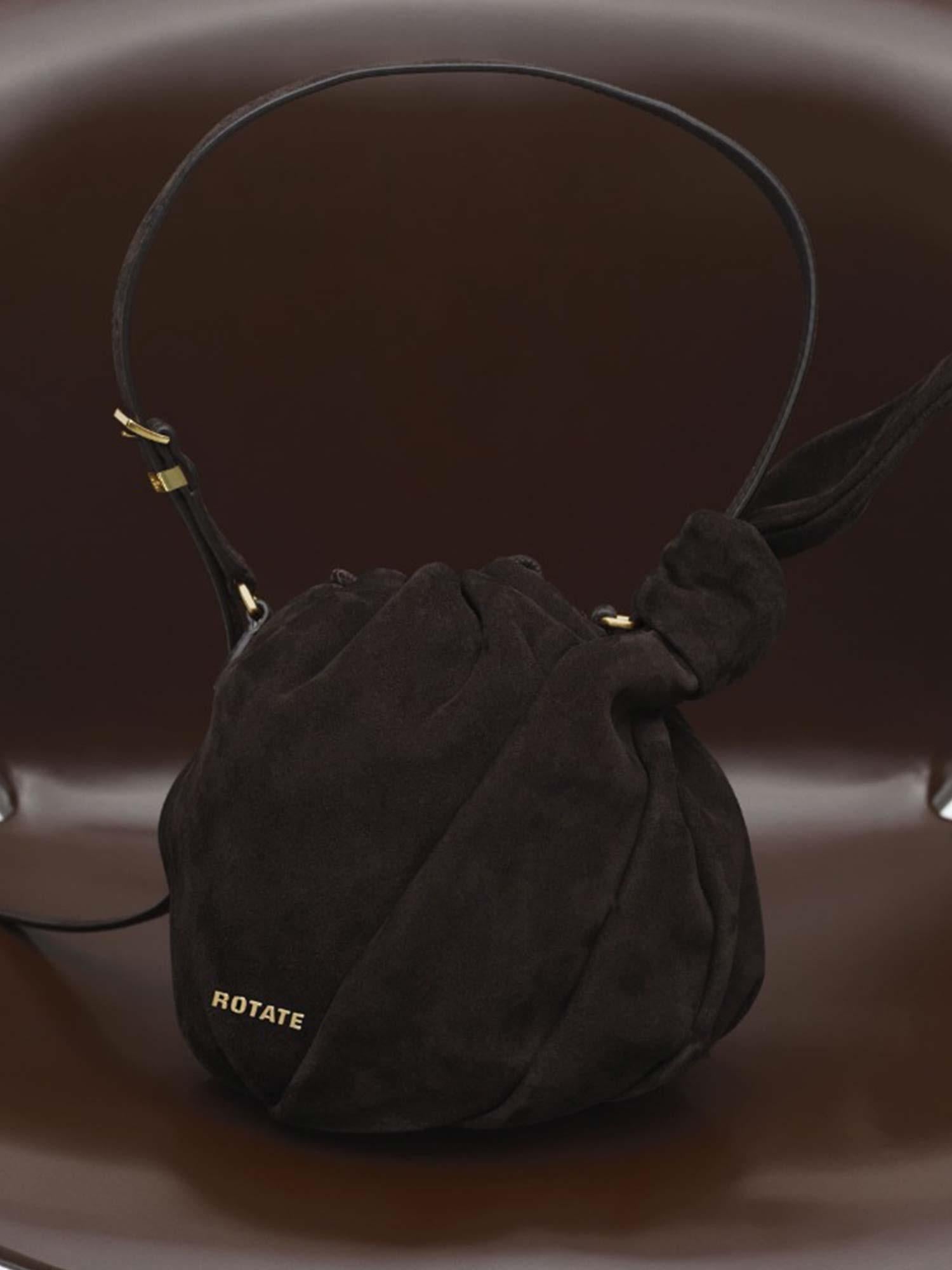 Suede Bon Bon Bag - Chocolate Torte