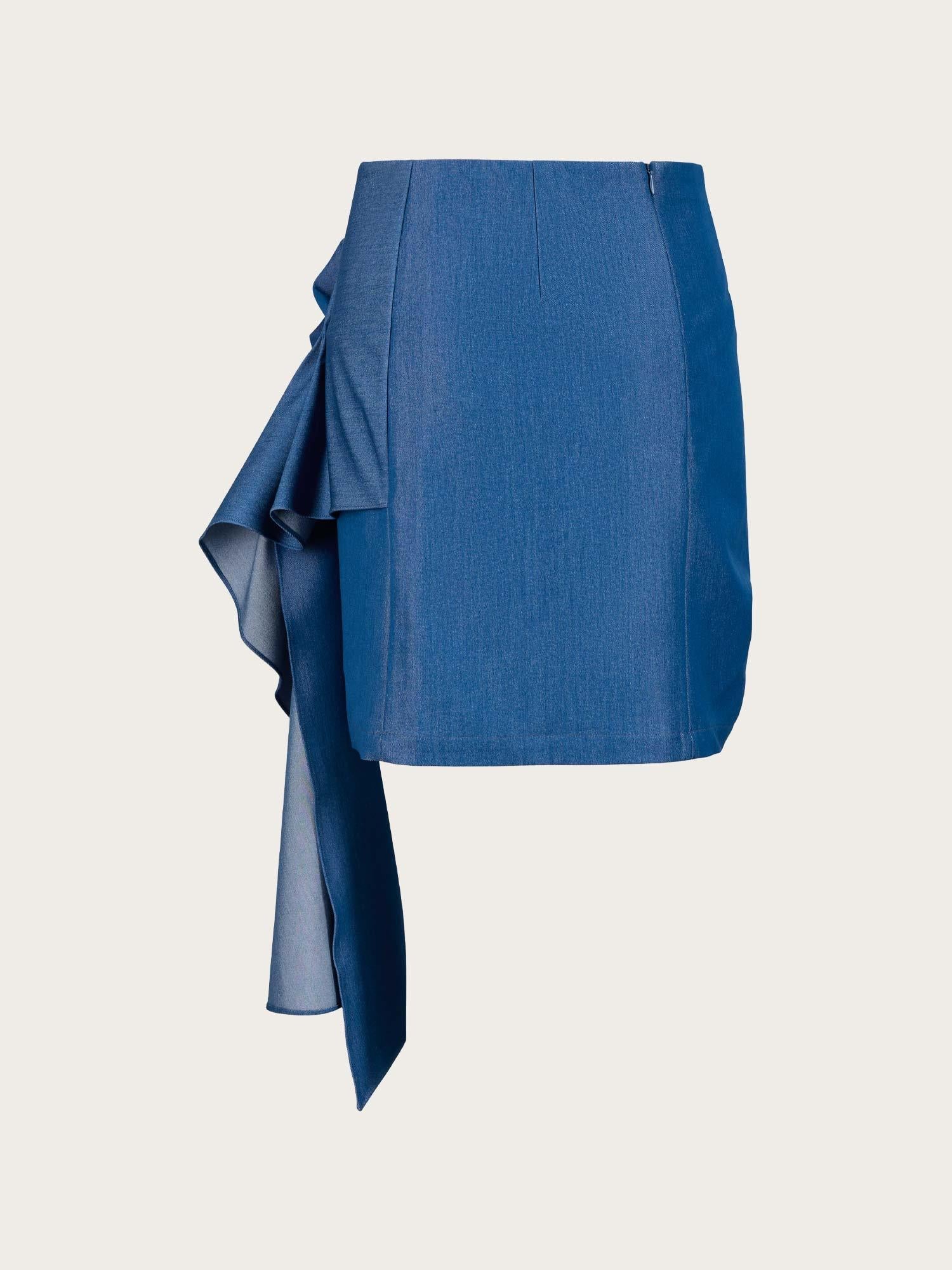 Air Chambray Skirt - Blue