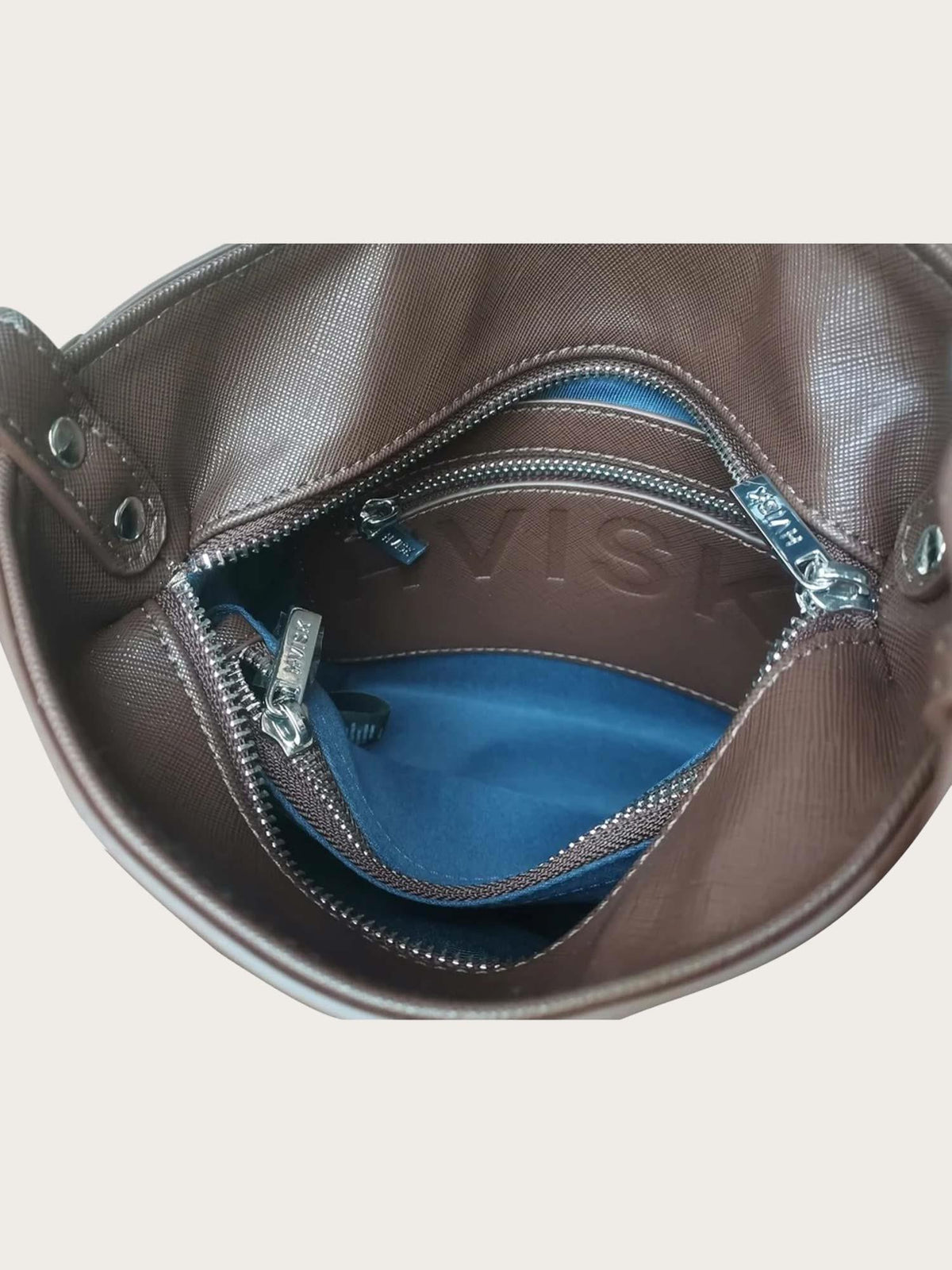Amble Saffiano - Dark Brown