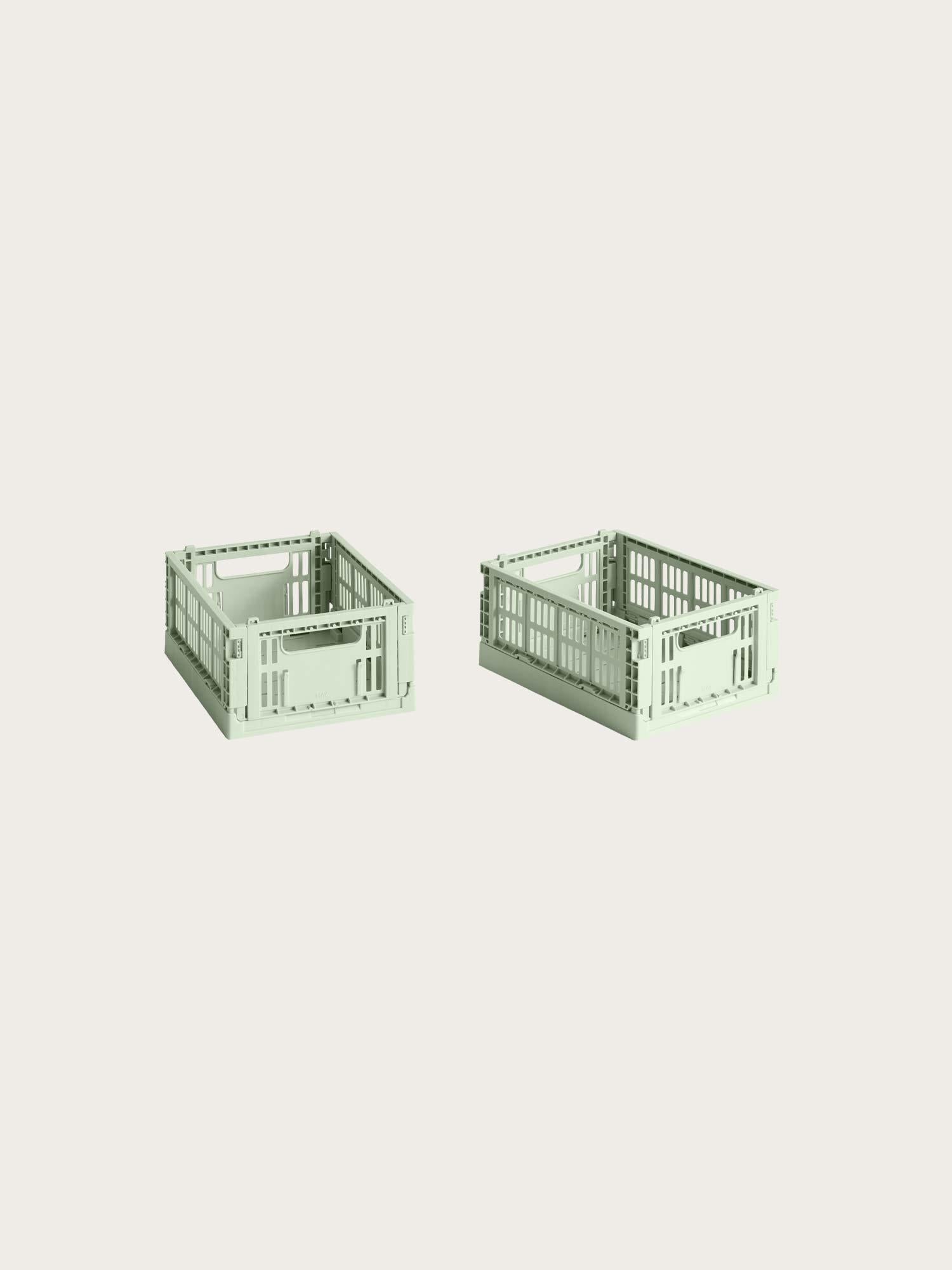 HAY Colour Crate Mini-Set of 2 - Mint