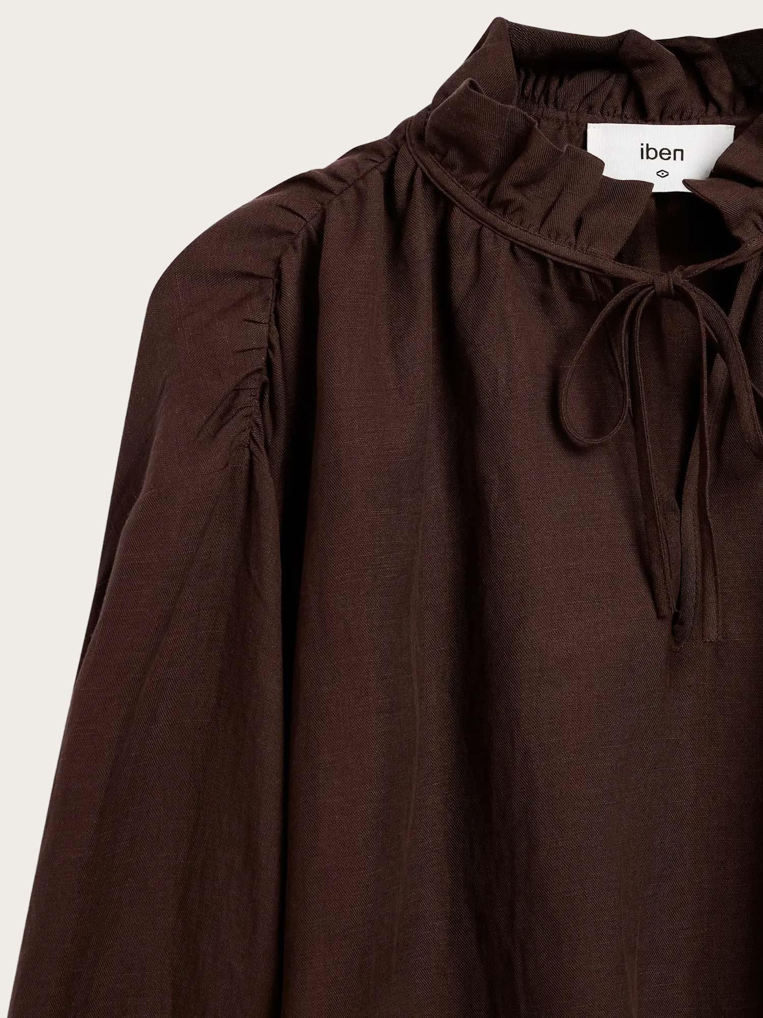 Brooke Blouse - Cocoa Brown