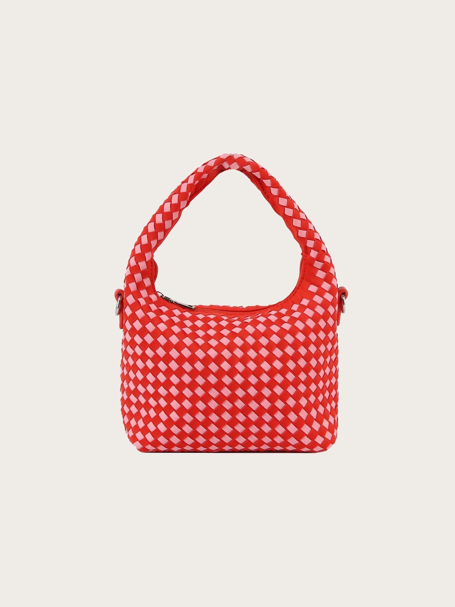 Twist Braided Neoprene - Red Coral