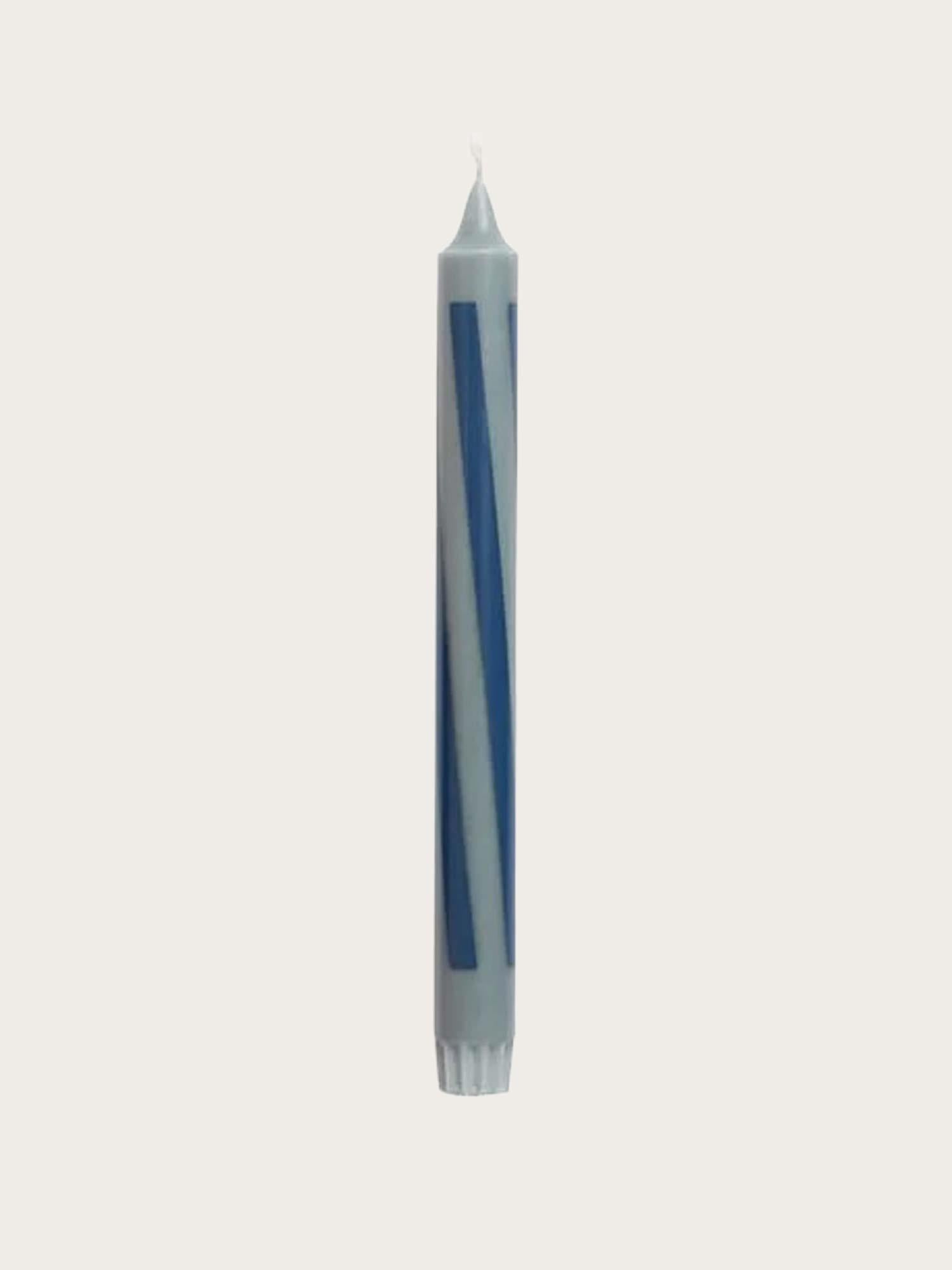 Pattern Candle - Antrachite and Dark Blue