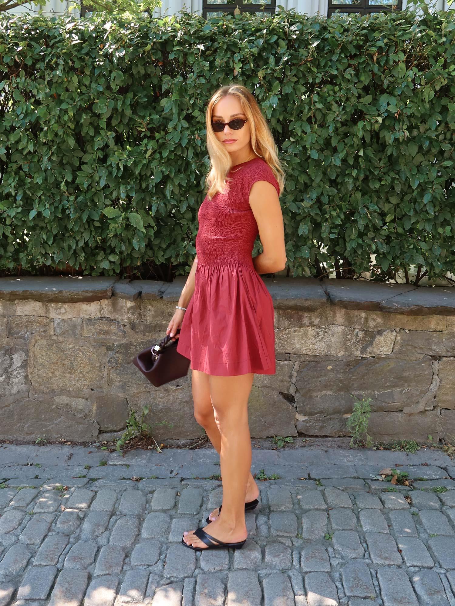 Thalita Mini Dress - Porto Red