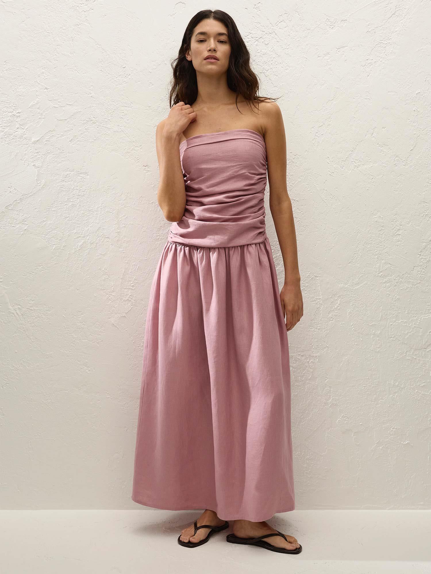 Sacha Maxi Dress - Dusty Mauve