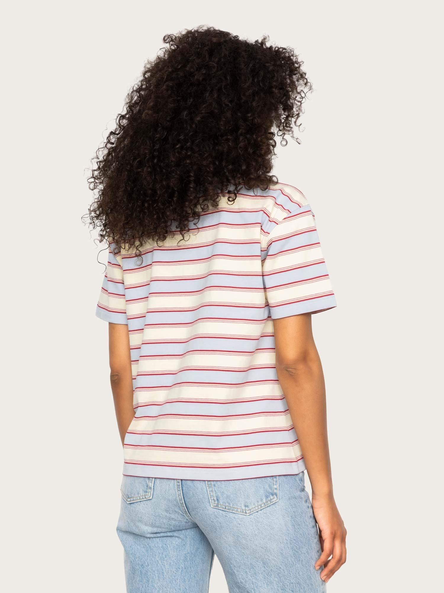 Evelyn Polo Tee - Ocean Stripe