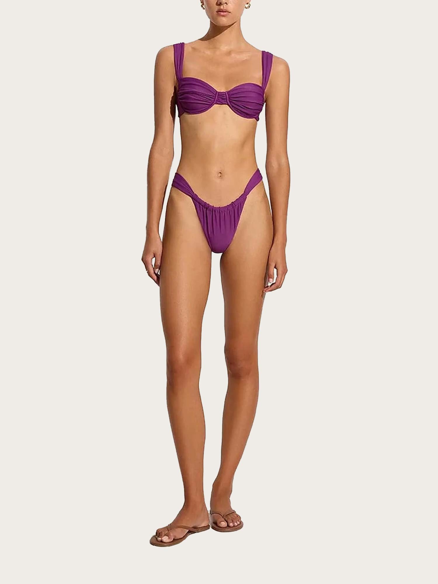 Sol Bikini Top - Sangria