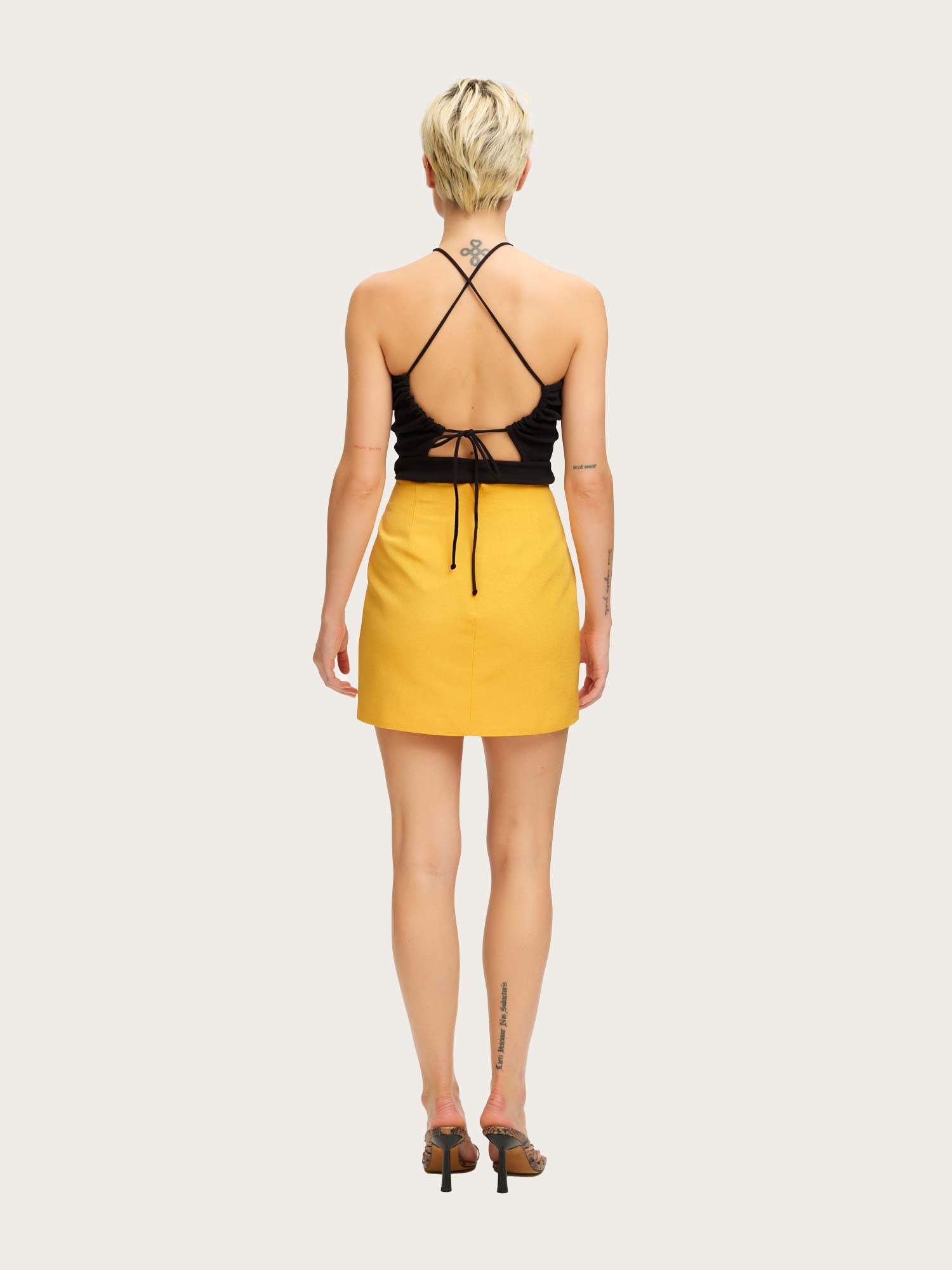 Dani MW Mini Skirt - Kumquat