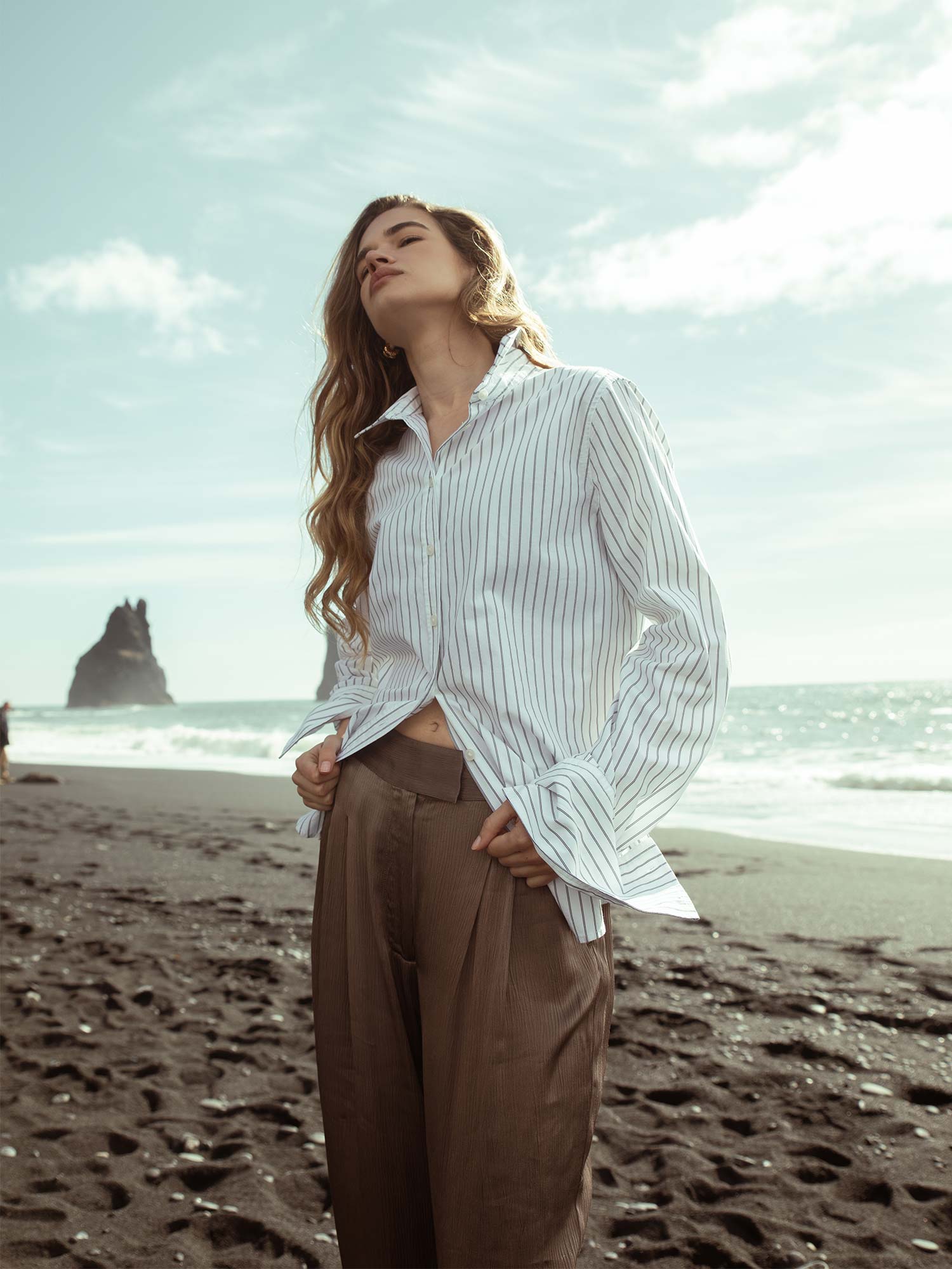 Fritila Shirt - Black Stripe