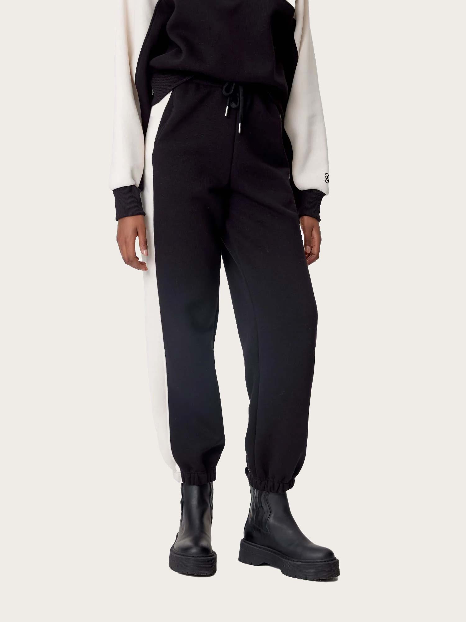 Helen HW CB Pants - Black/Moonbean