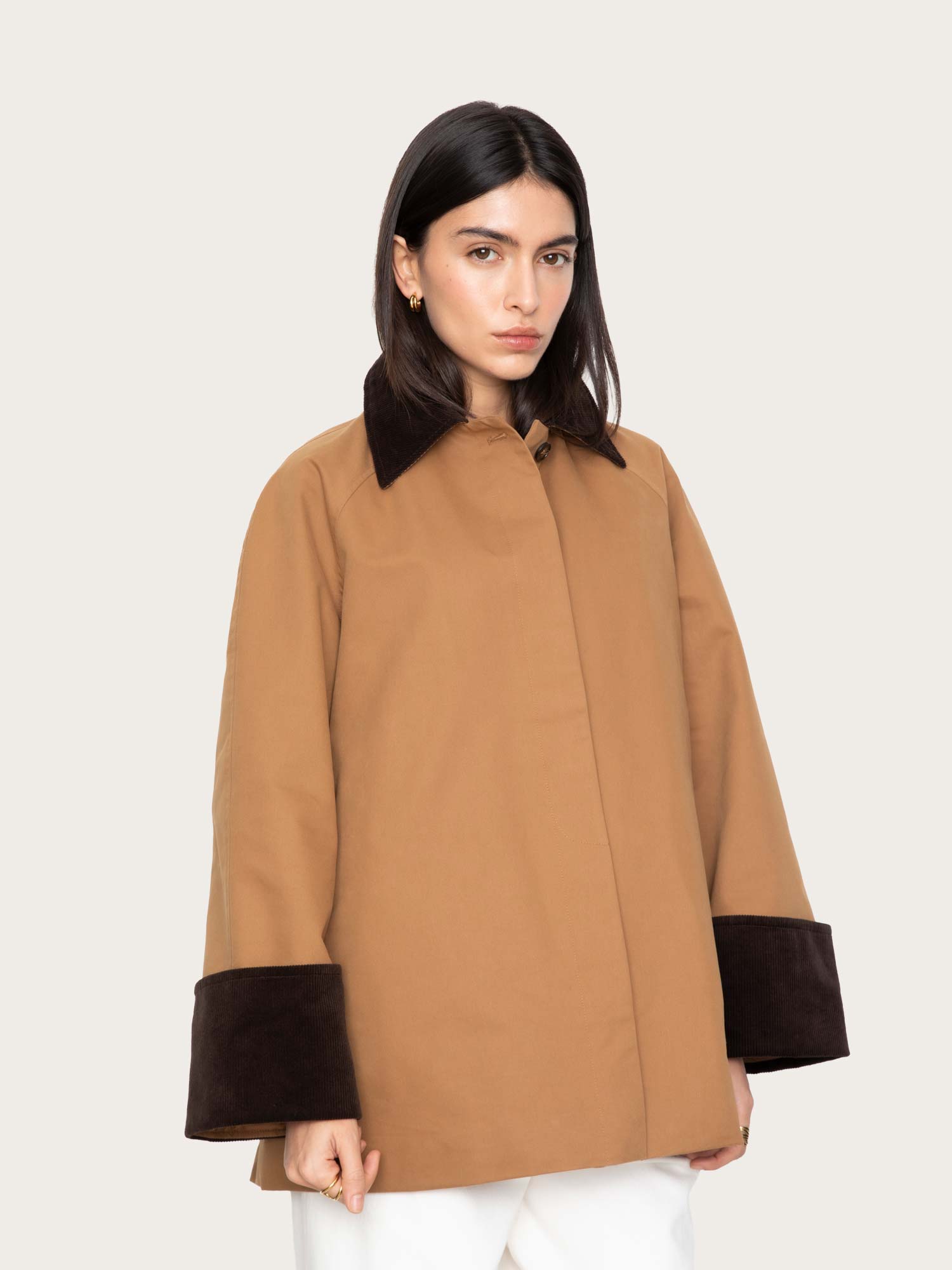 Heather Jacket - Dark Camel