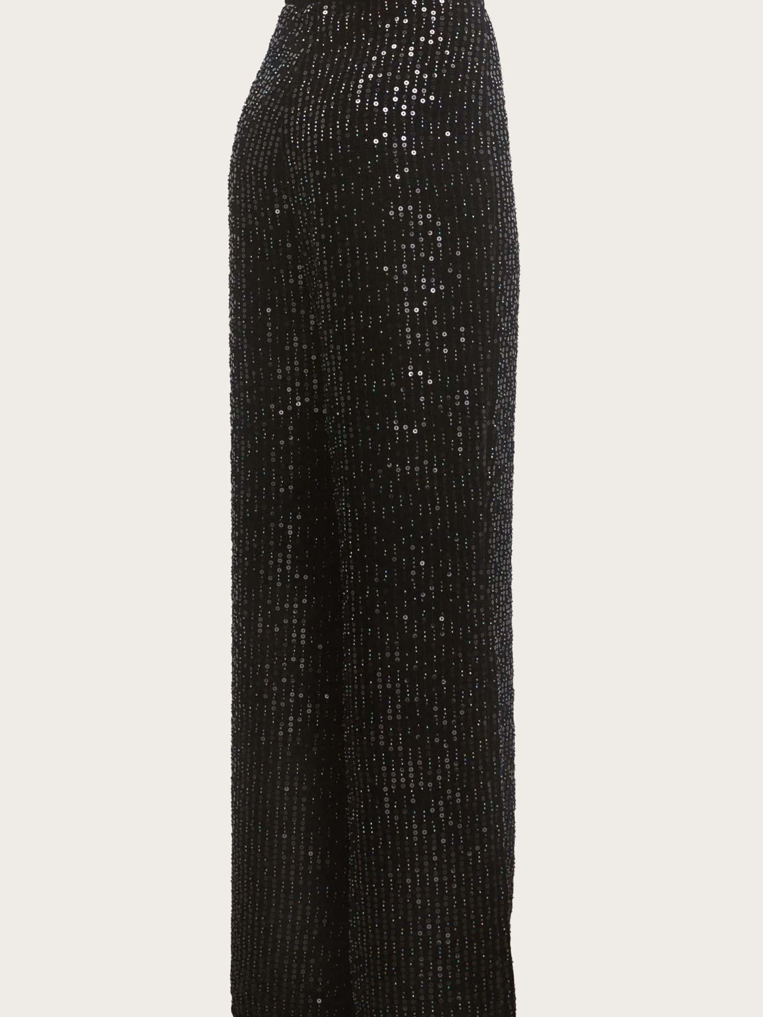 Jagger Sequin Trousers - Black