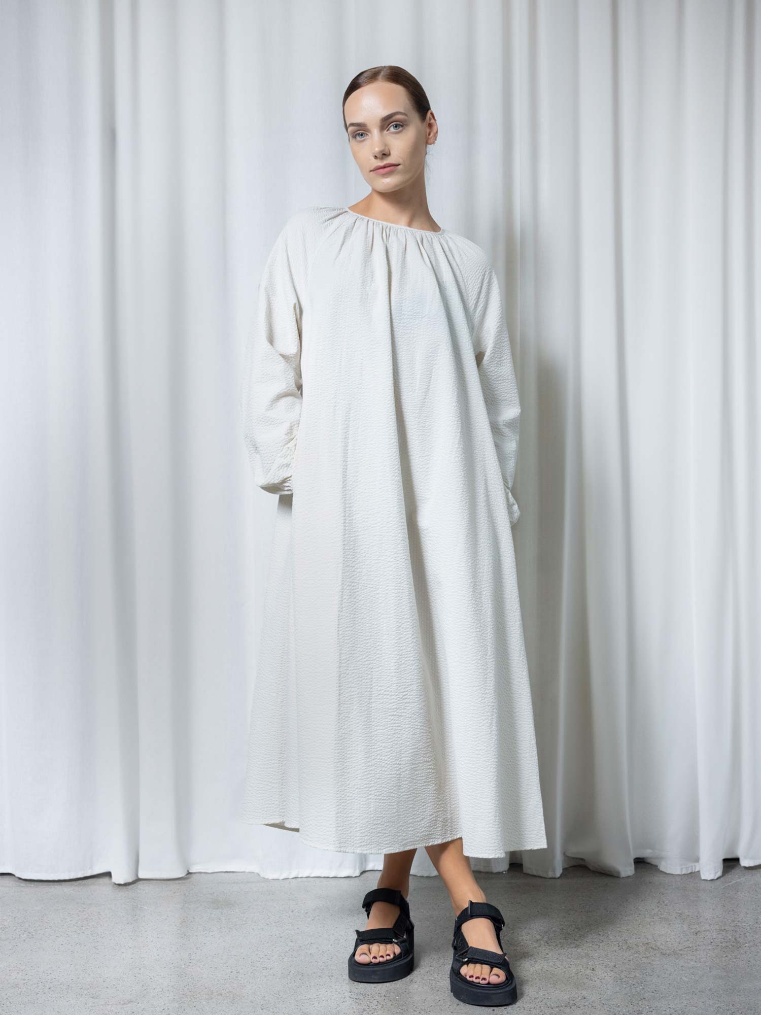 Effortless Maxi Dress - White