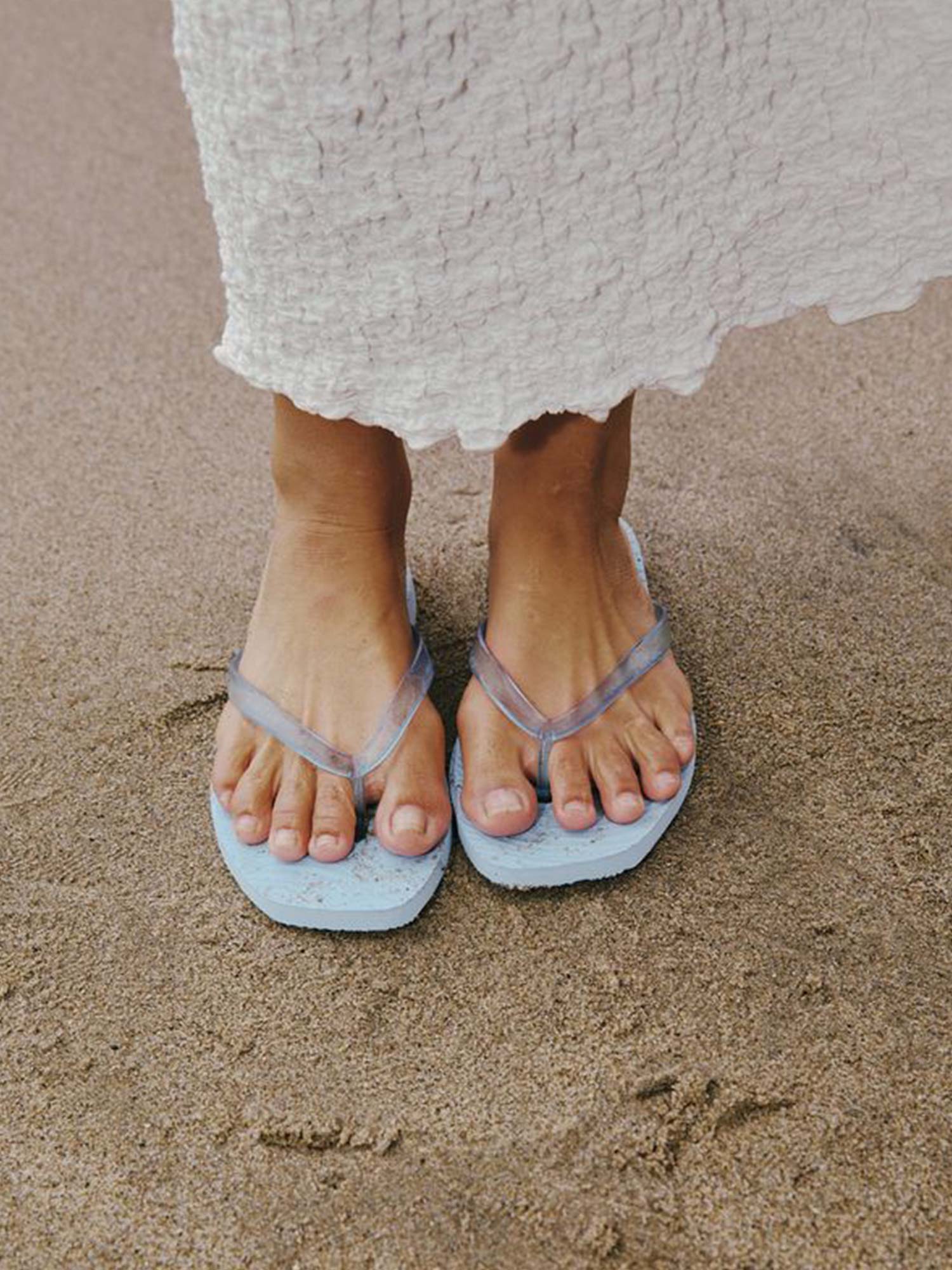 Tapered Platform - Transparent Blue
