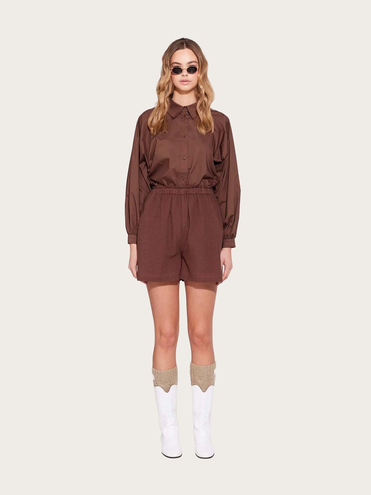 Skogfiol Shorts - Brown