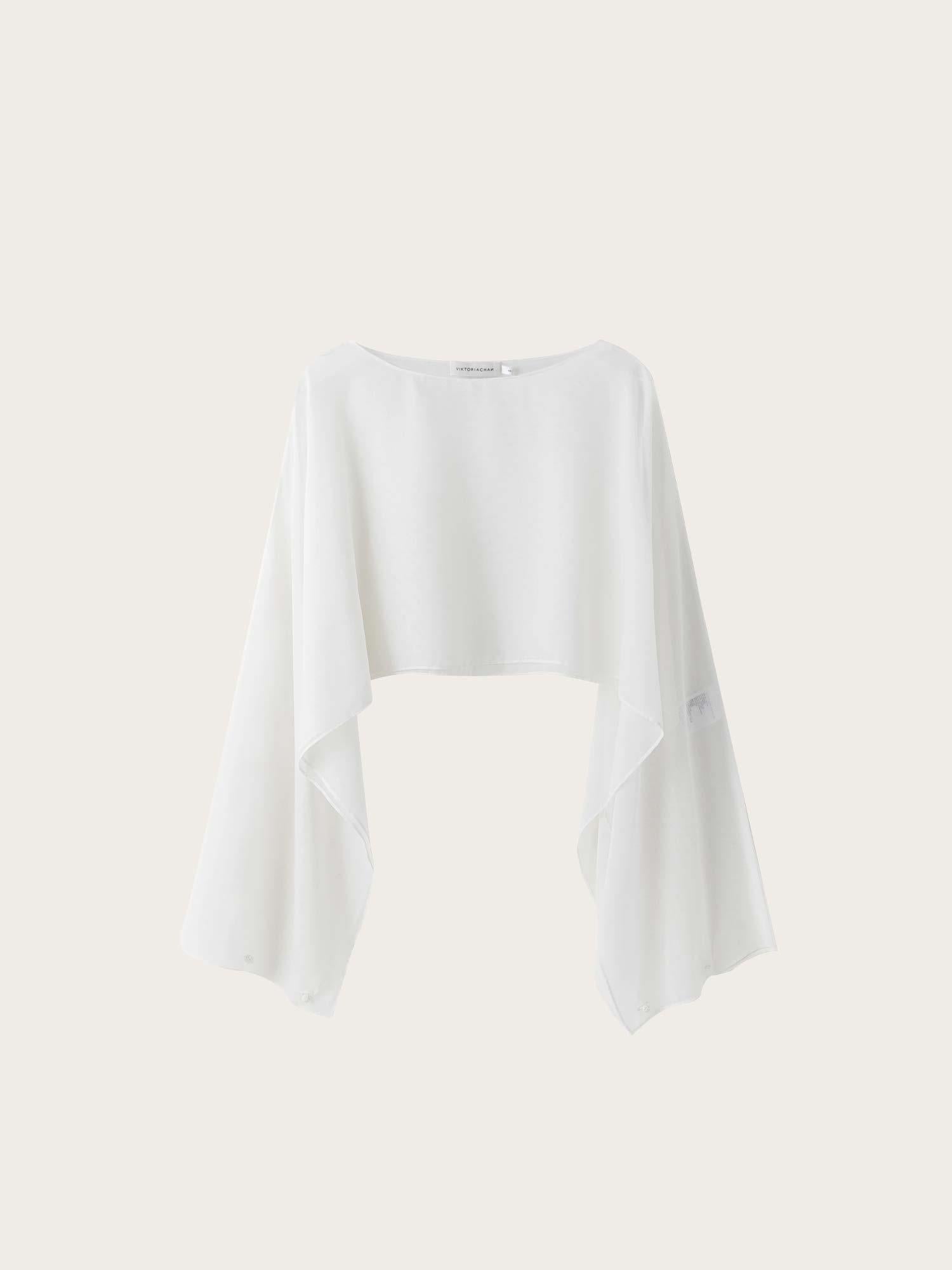 Opame Sheer Cover Scarf - White