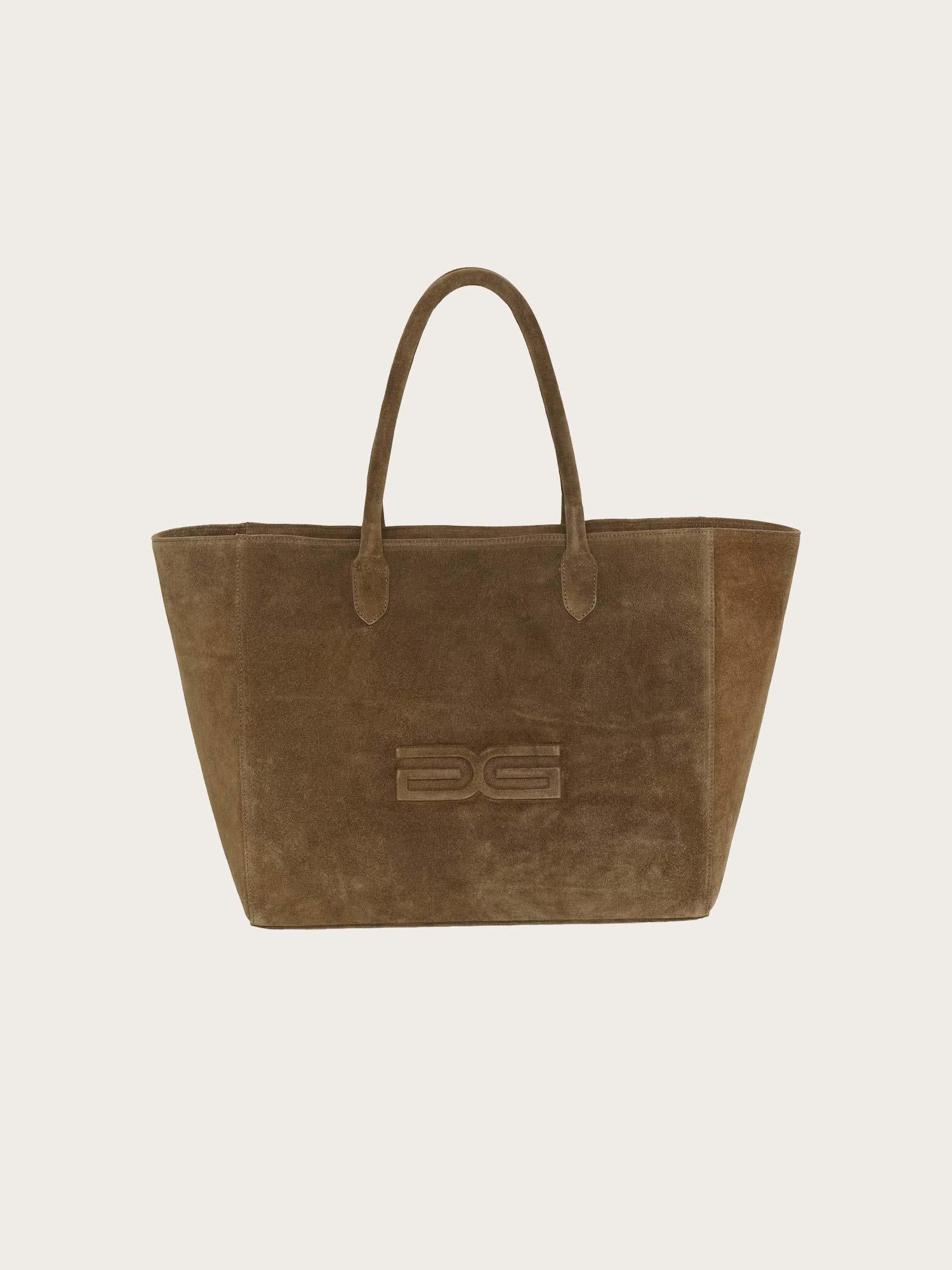 Beau Suede Totebag - Brown