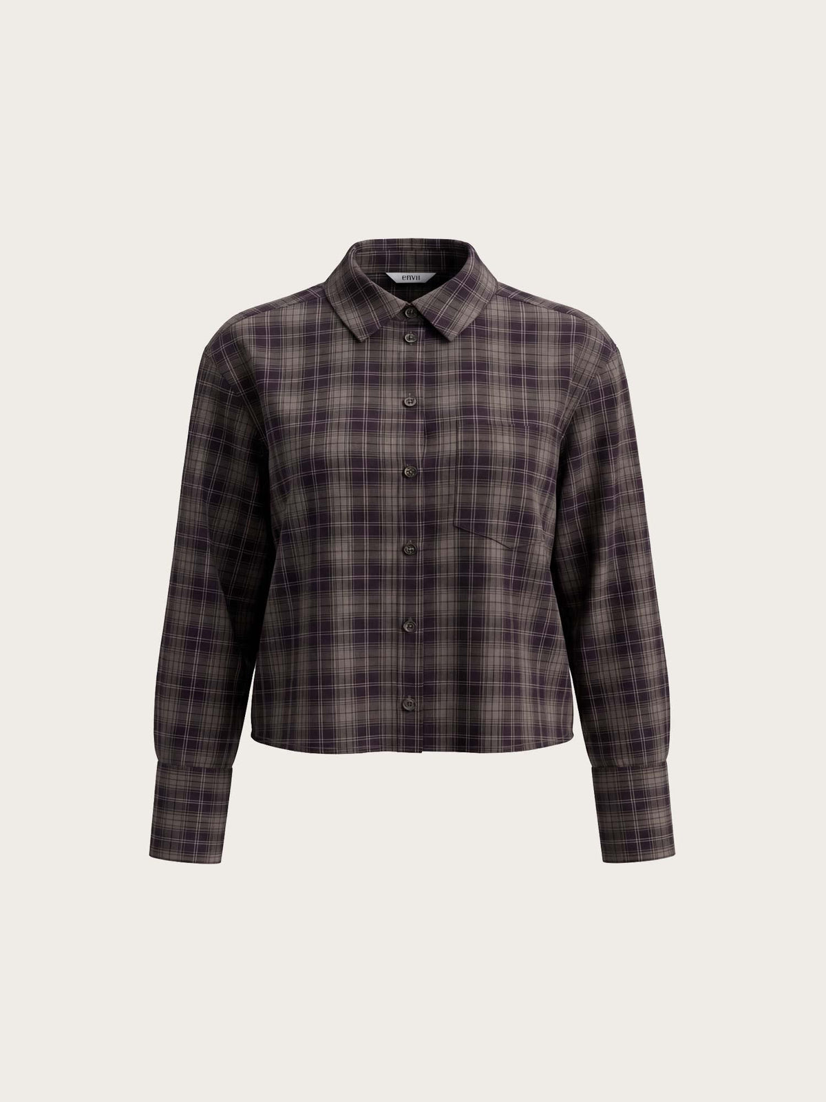 Enweb LS Short Shirt Ch - Decadent Check