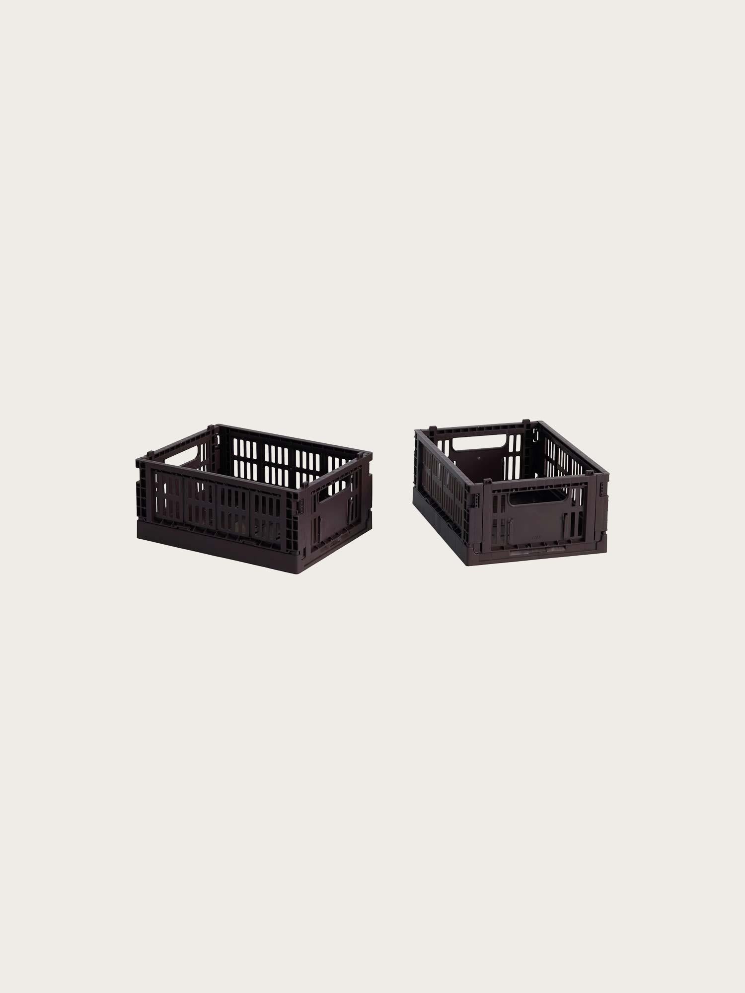 HAY Colour Crate Mini-Set of 2 - Bordeaux