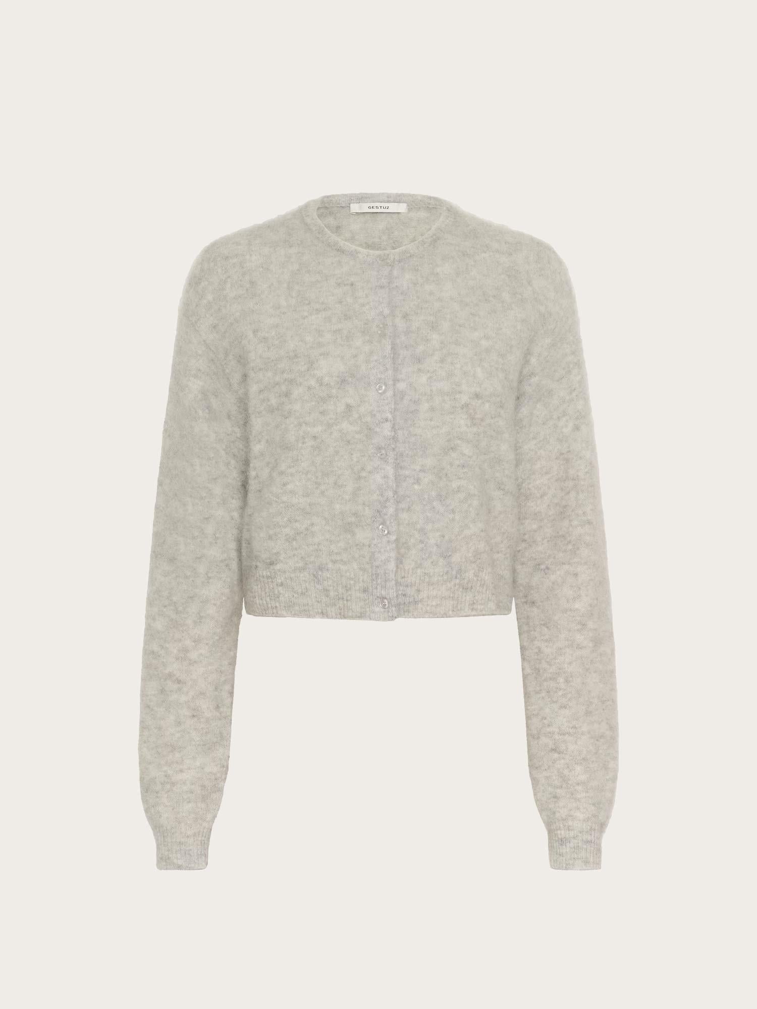 Debbie Cardigan - Light Grey Melange