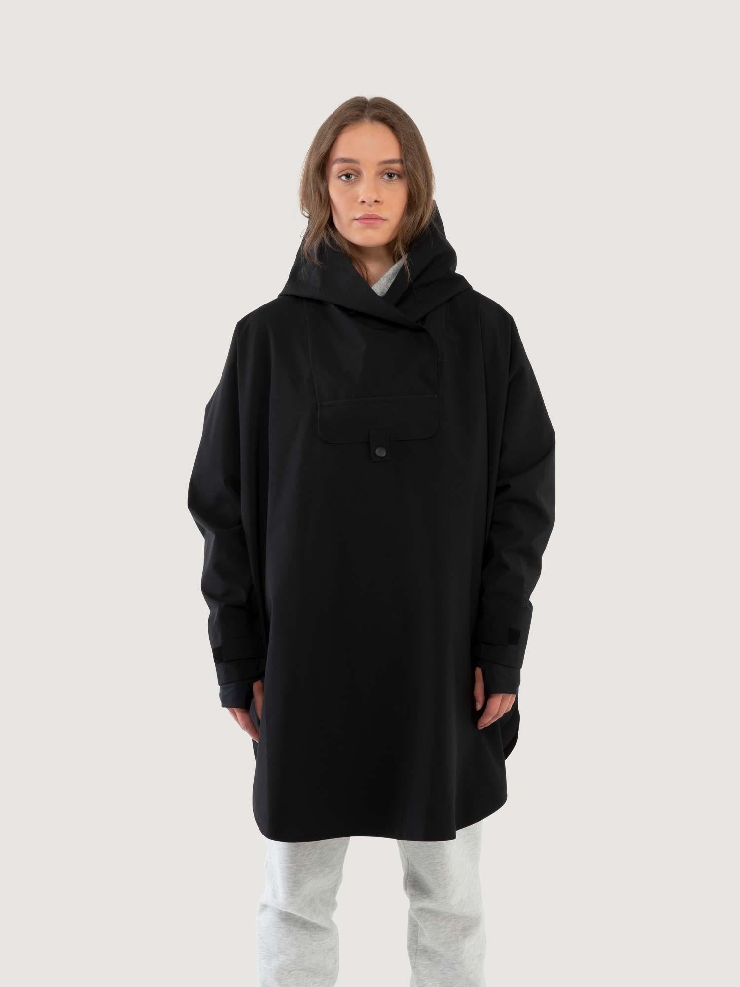 Bergen Poncho - Black