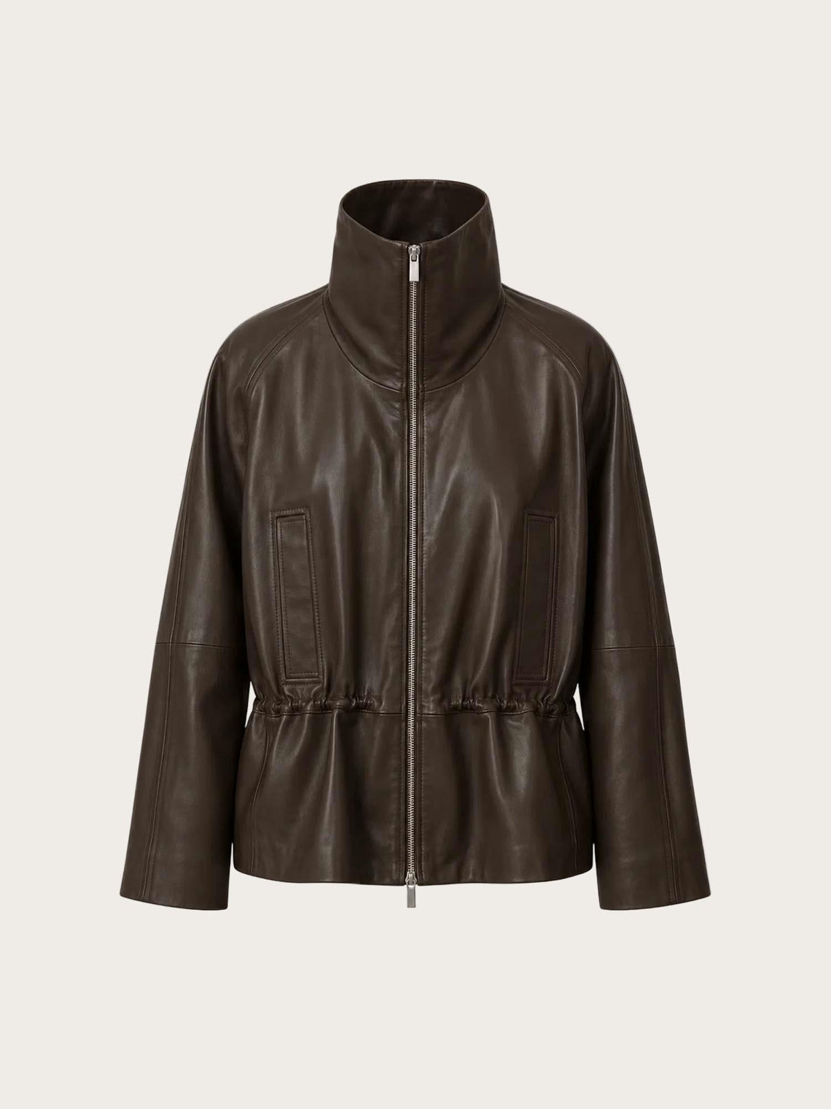 Oscar Leather Jacket - Earth