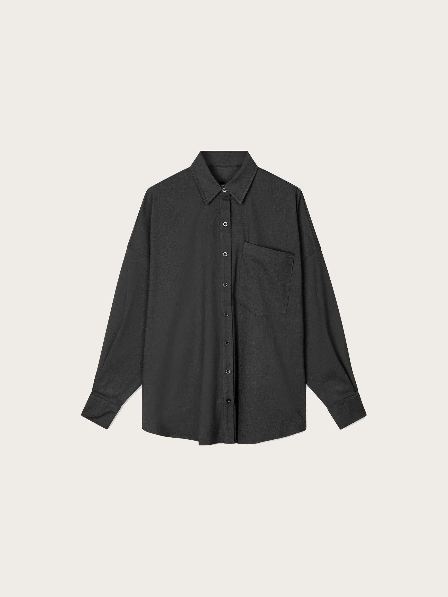 Fulva Nicky Shirt - Dark Grey Melange