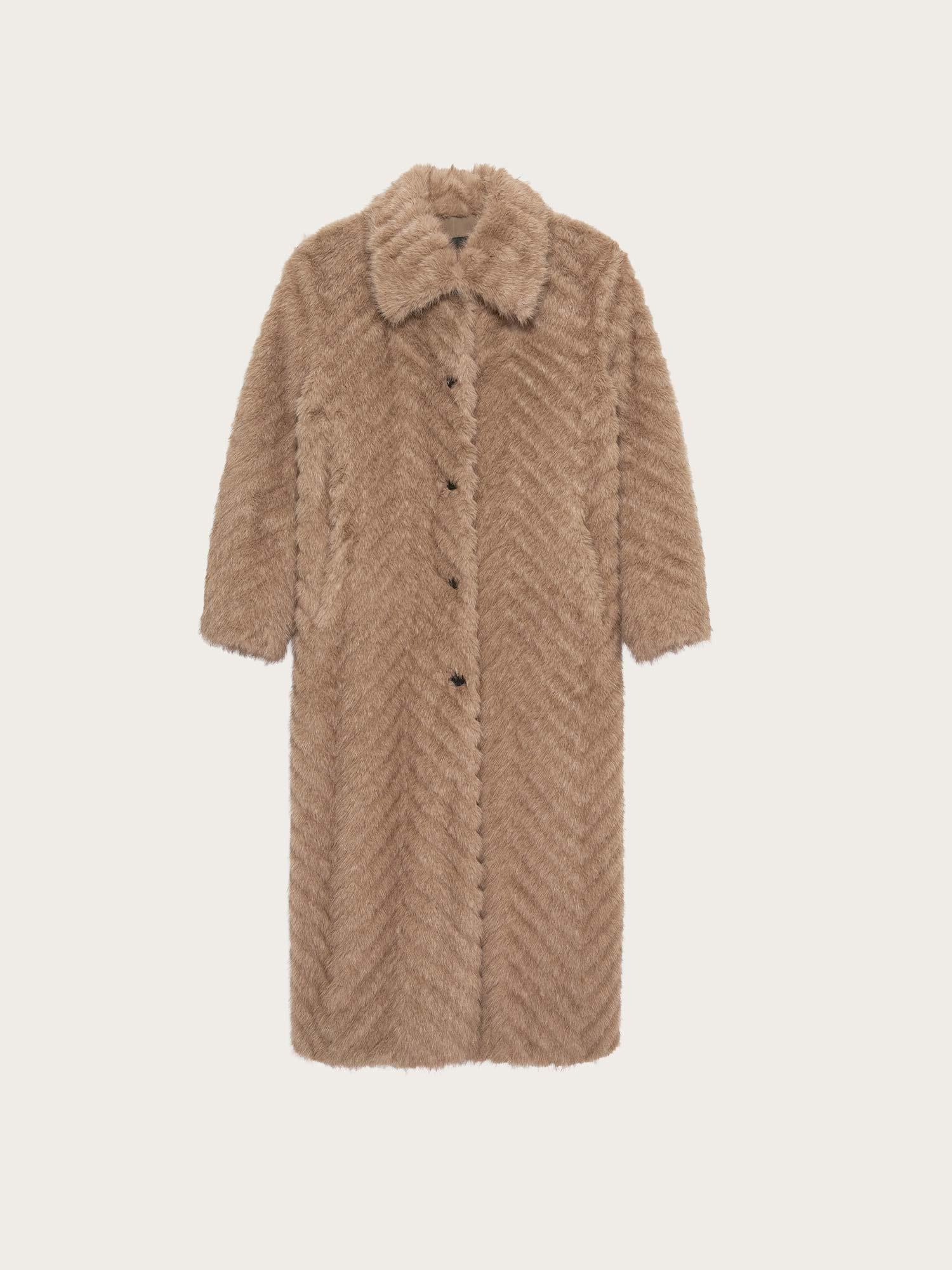 ScarletFaux Mink Zigzag - Camel
