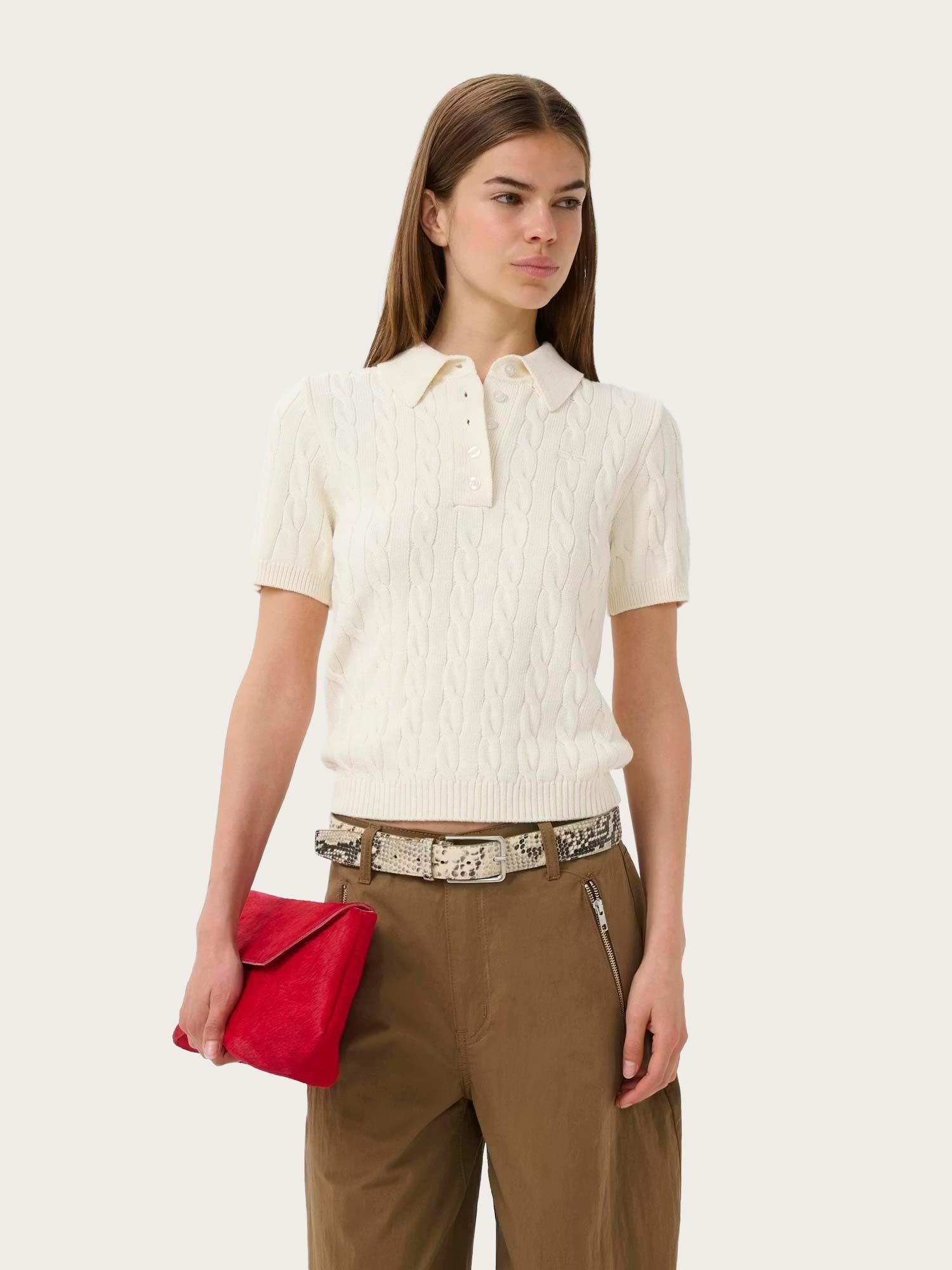 Thilla Polo Pullover - Egret