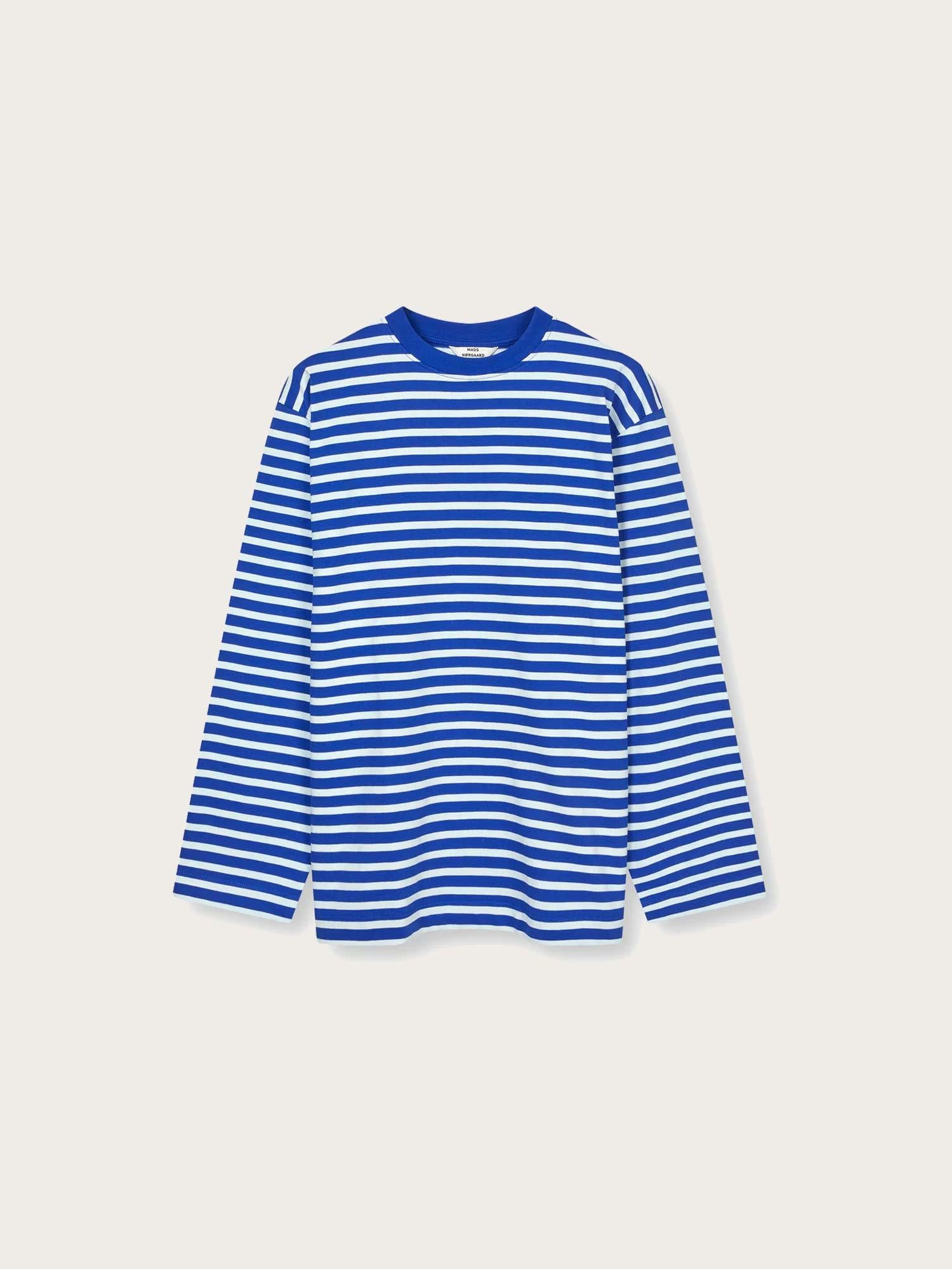 Soft Single Jerry Tee LS - Bluing/White Alyssum