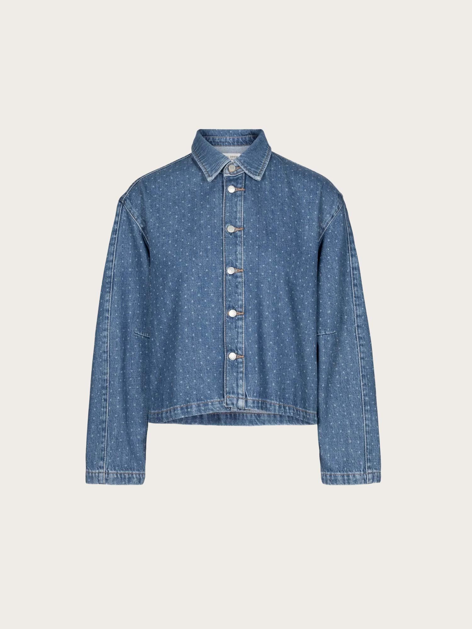 Marley Shirt - Mid Blue Dot