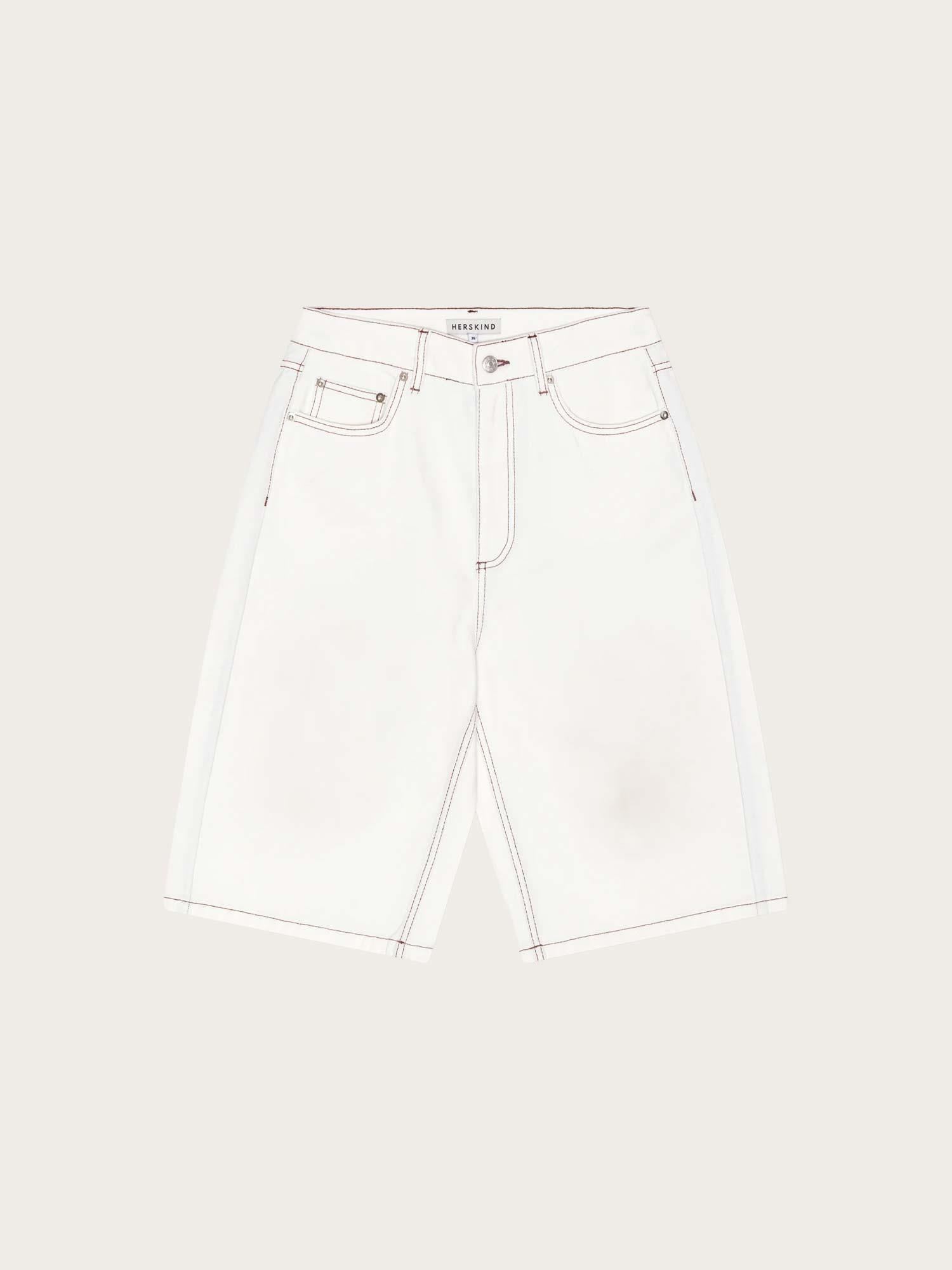 Emily Denim Shorts - Off White