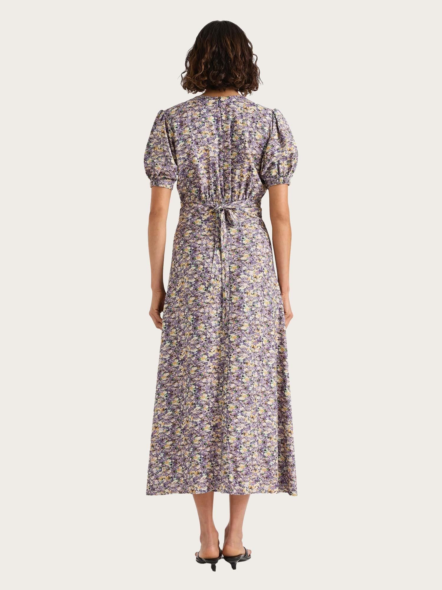 Bellavista Midi Dress - Valerie Floral Purple