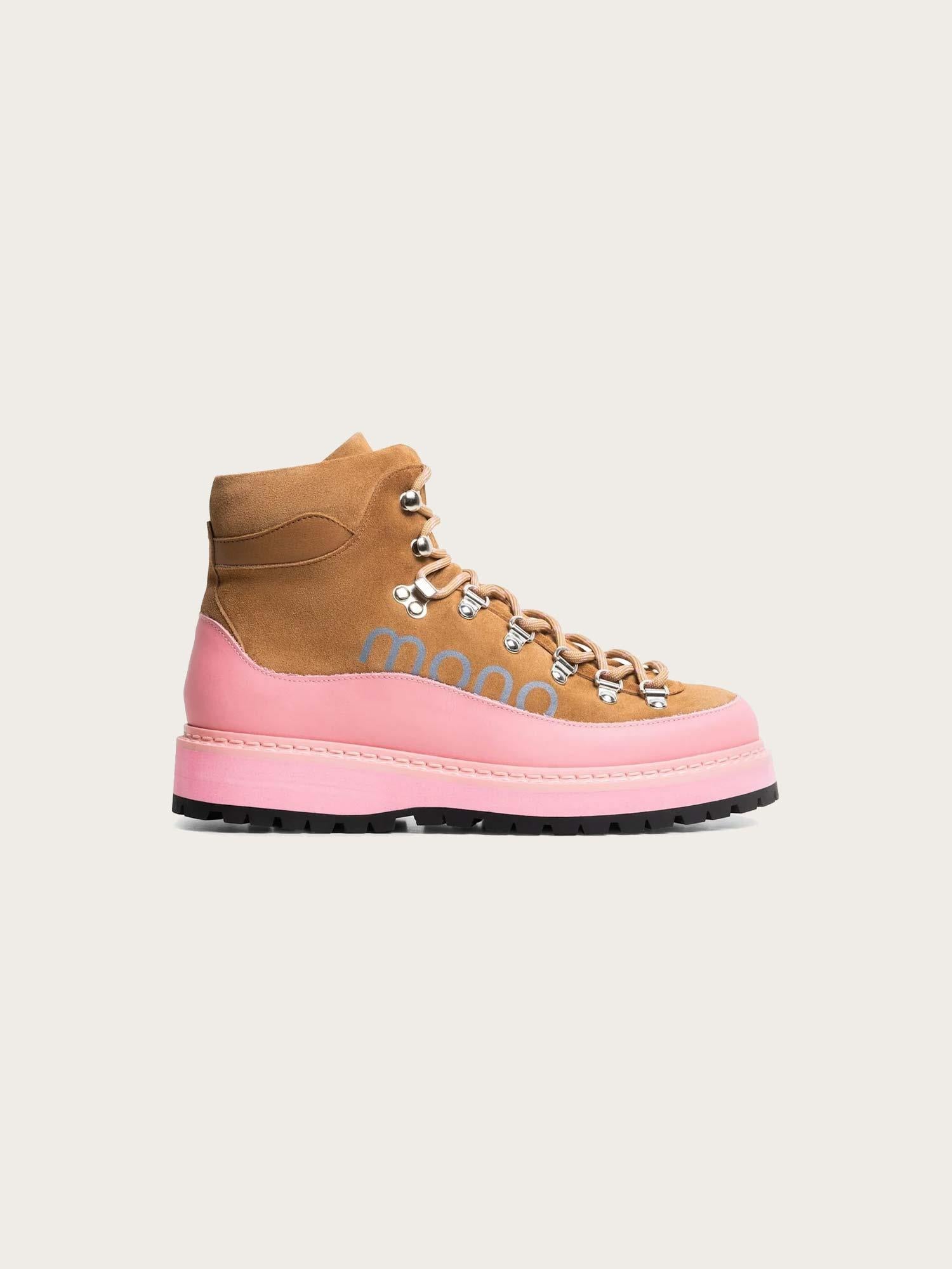 Vidda Shearling - Cognac/Pink
