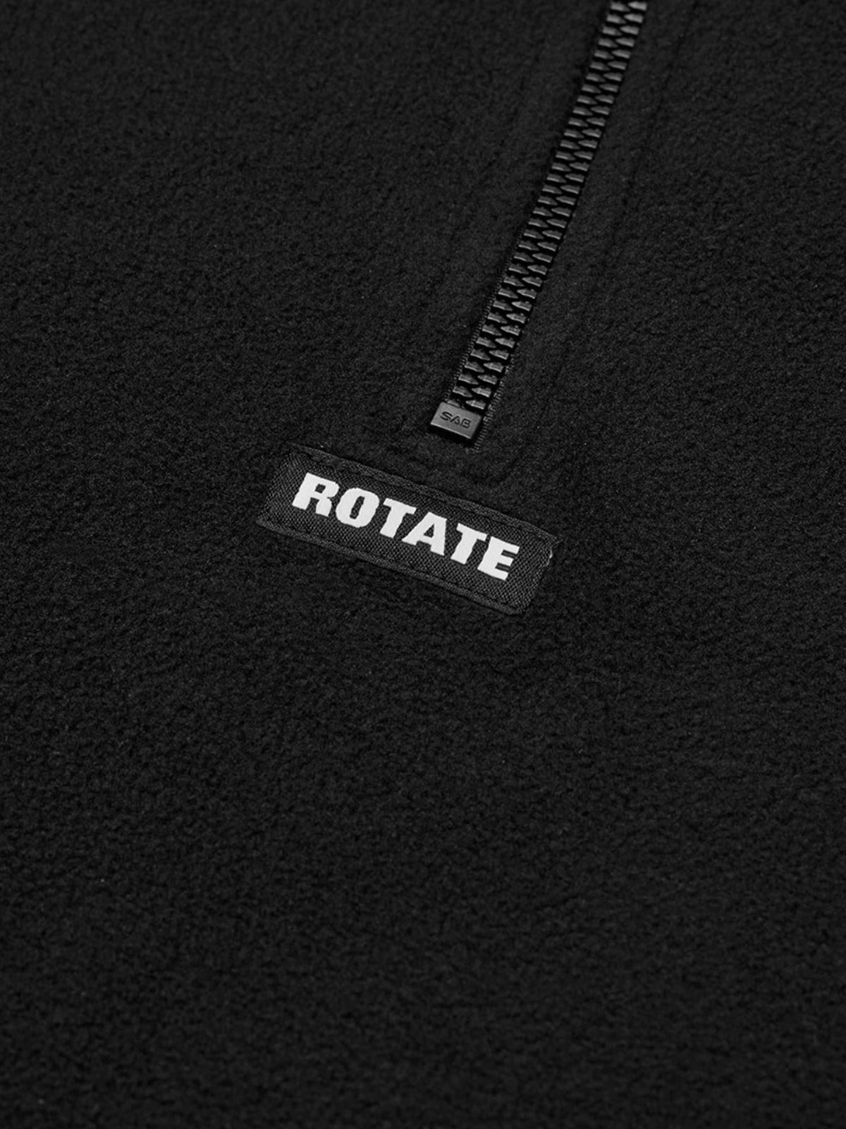Fleece Half Zip Jacket - Black
