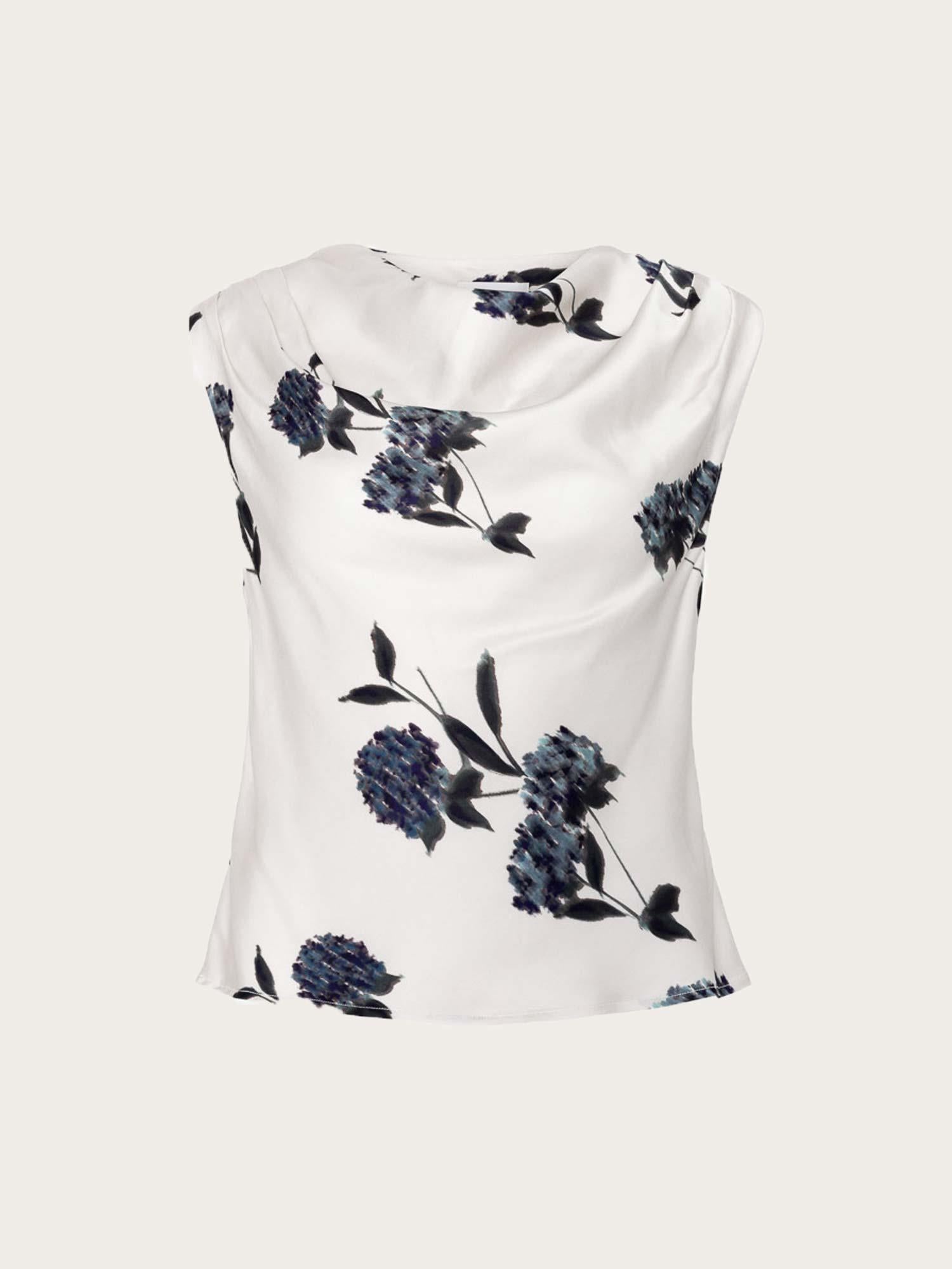 Haidi Top - Cream Hydra Print